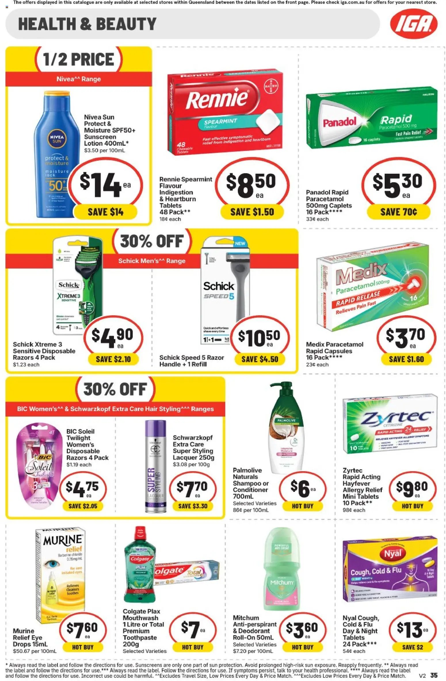 IGA Extra Specials QLD