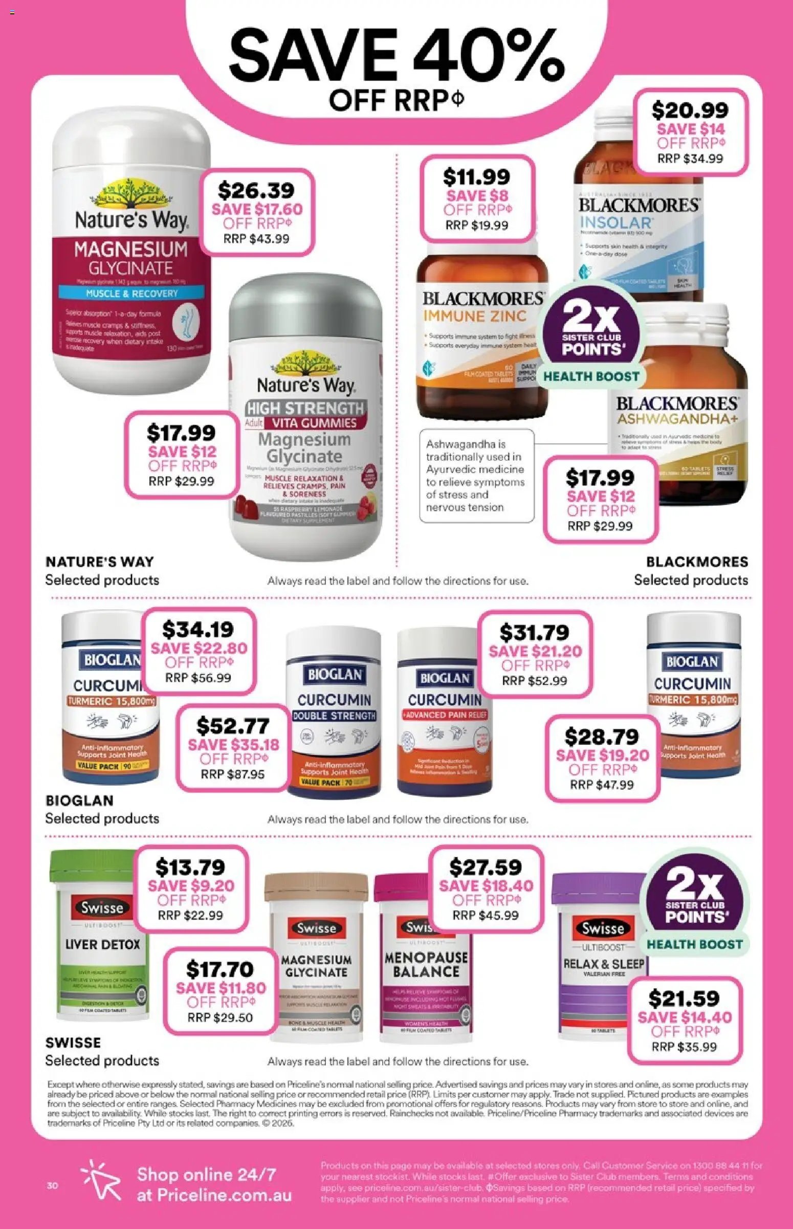 Priceline Pharmacy catalogue (2026-05-20 - 2026-06-03) | 30