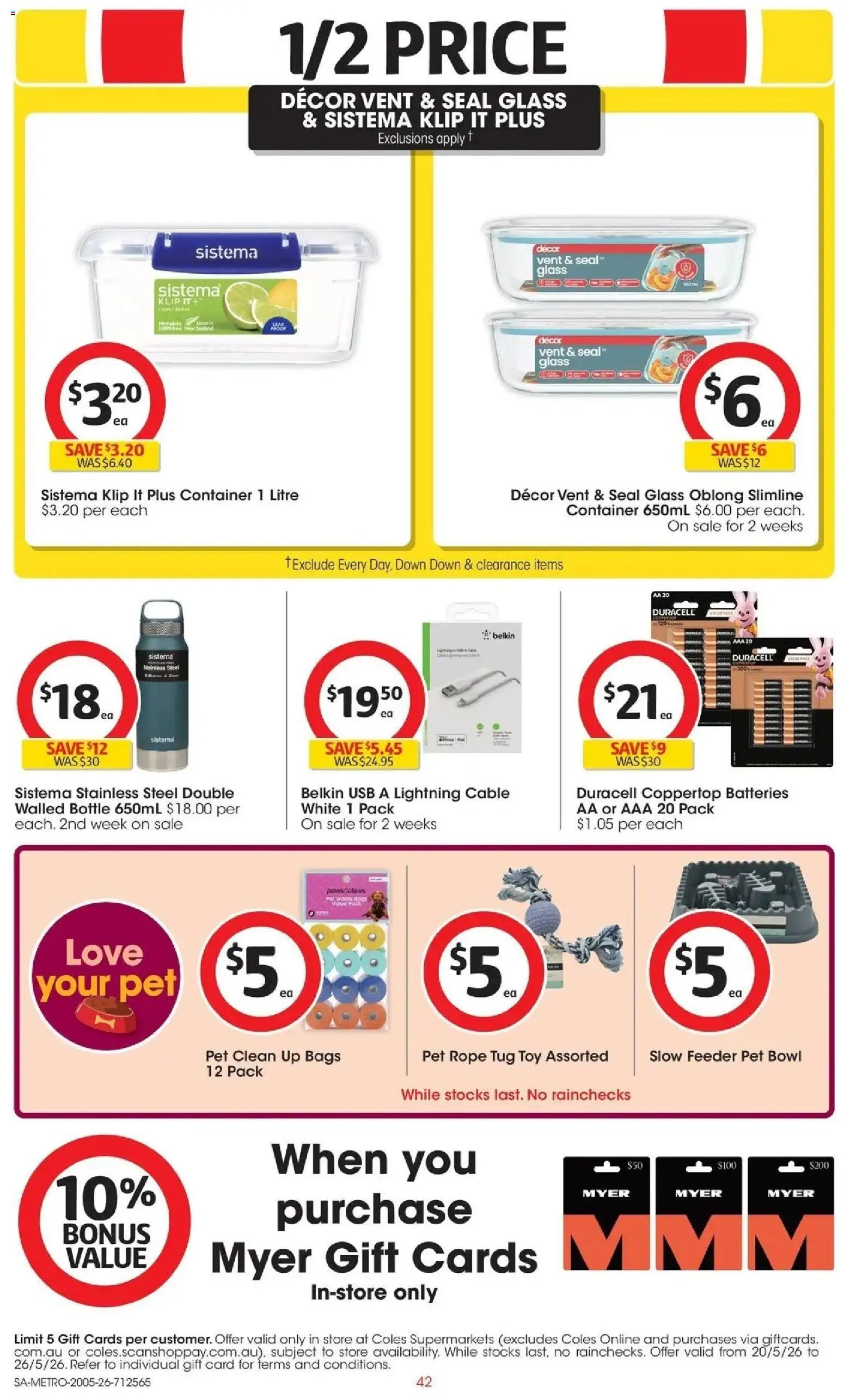 Coles Catalogue SA (2026-05-19 - 2026-05-26) | 42
