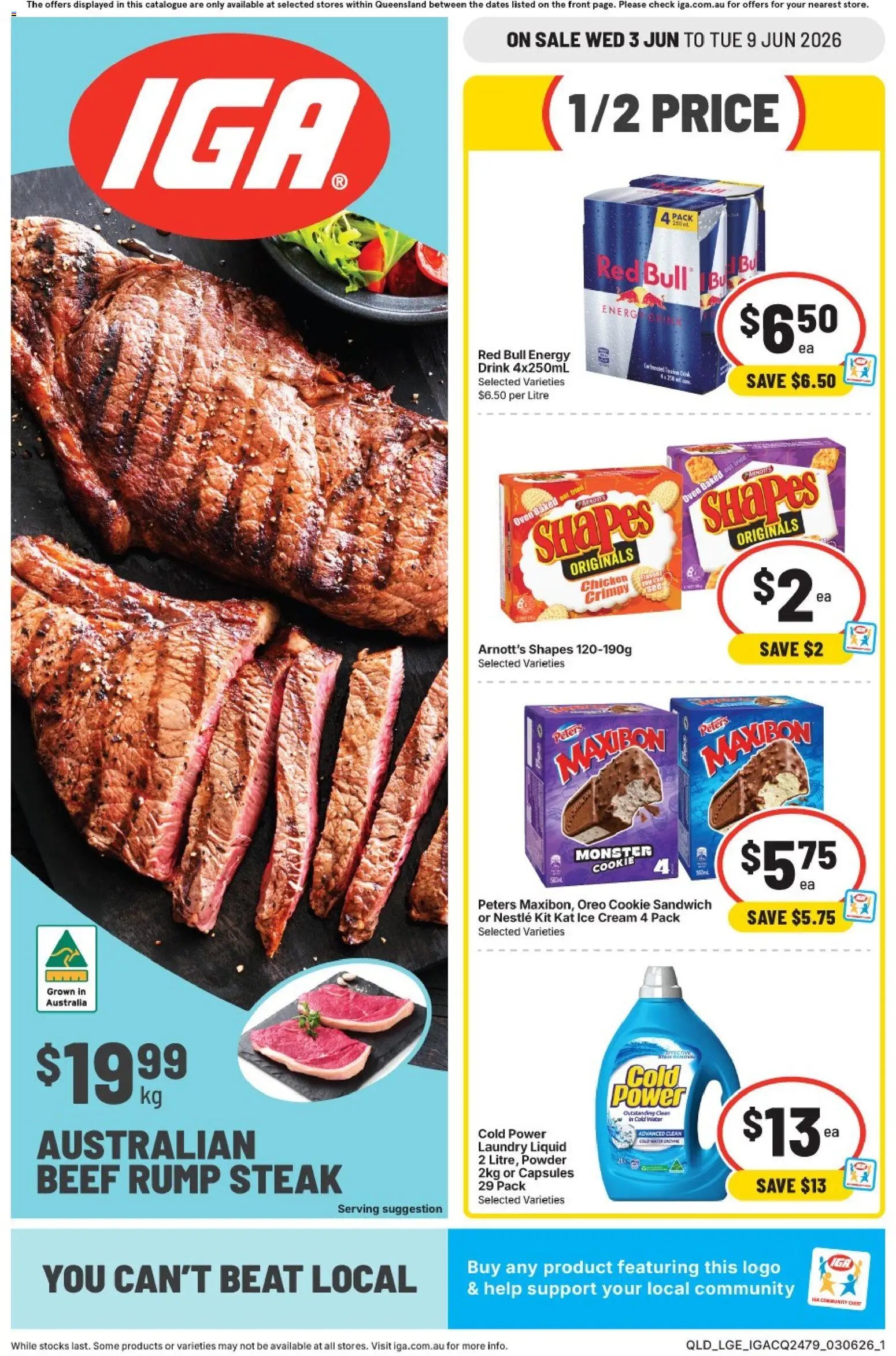 IGA catalogue QLD
