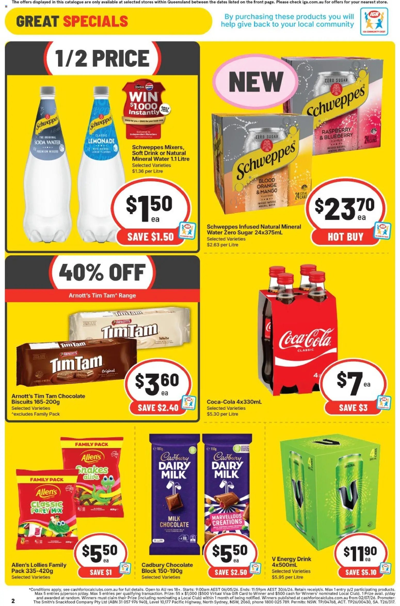 IGA catalogue QLD