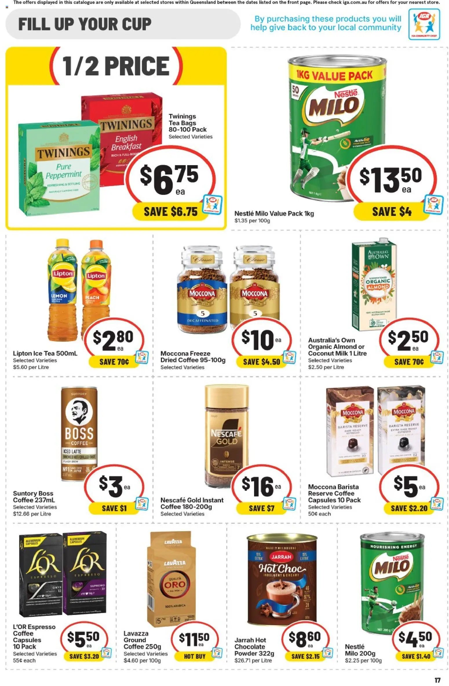 IGA catalogue QLD
