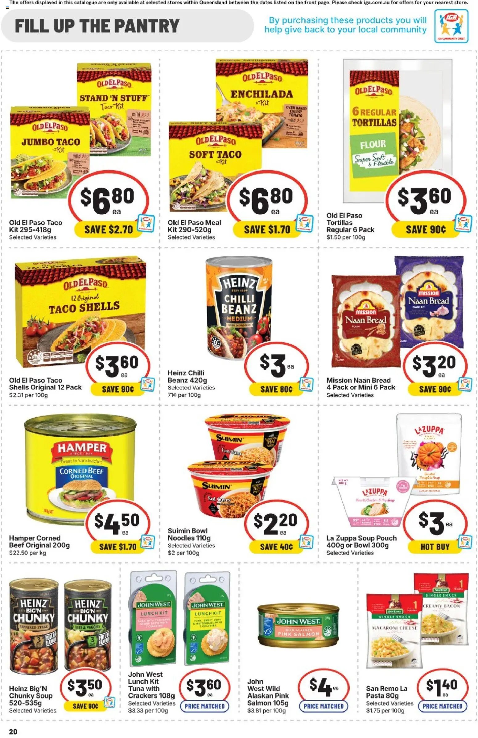 IGA catalogue QLD