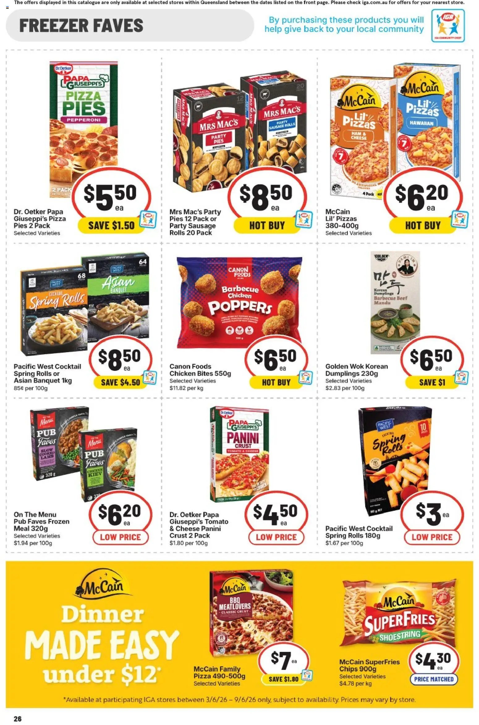 IGA catalogue QLD