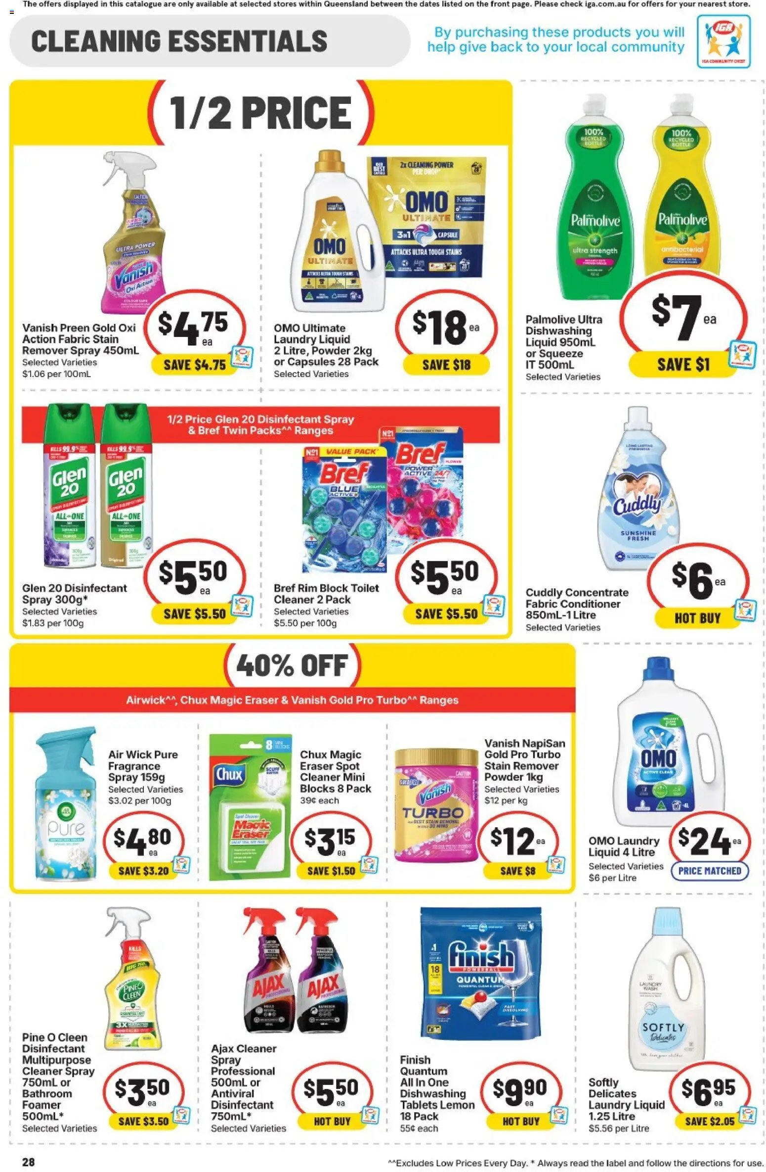 IGA catalogue QLD