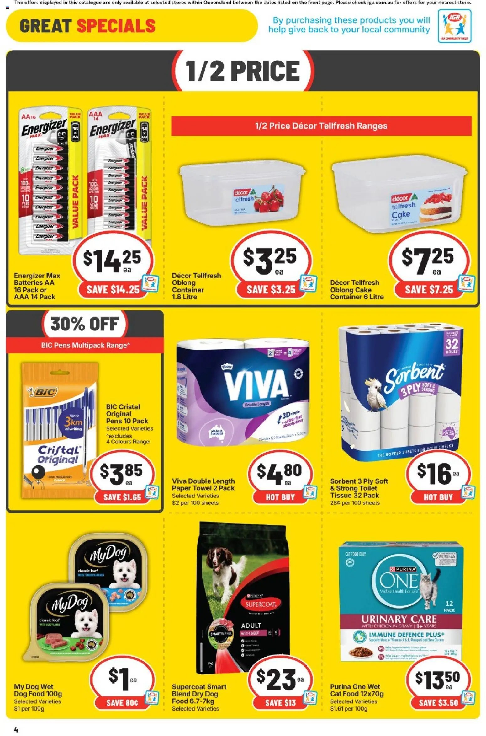 IGA catalogue QLD