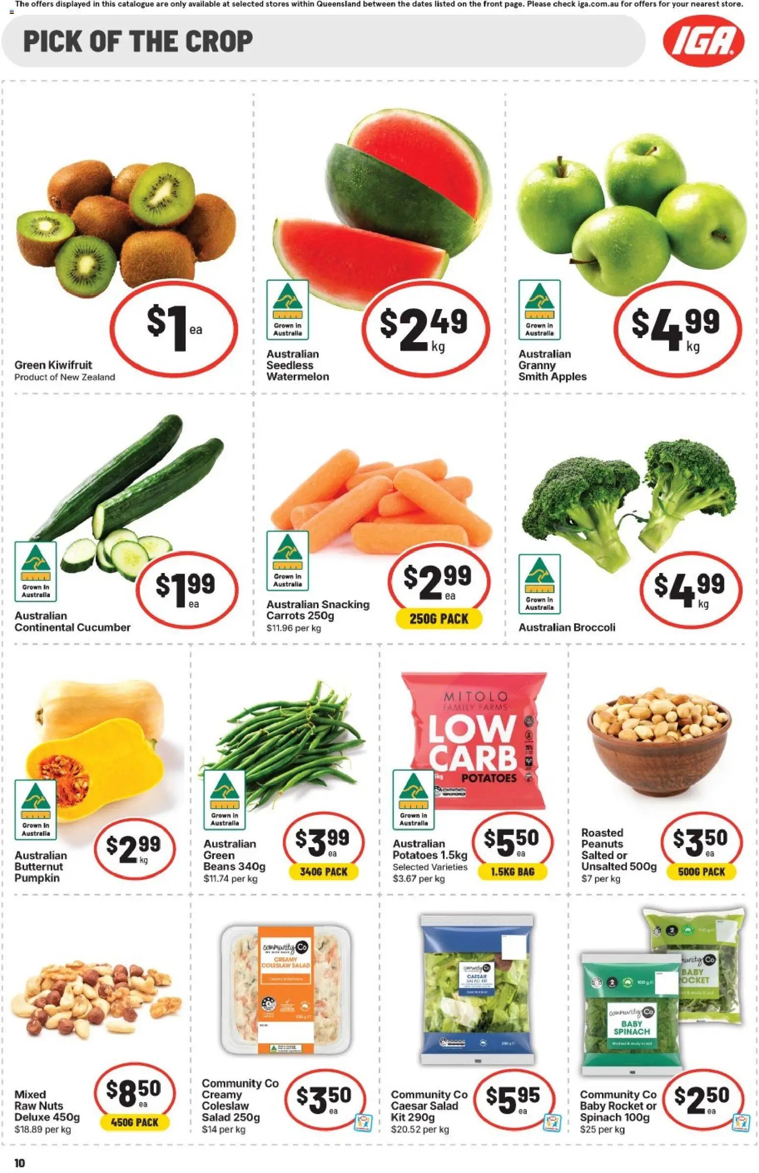 IGA catalogue QLD