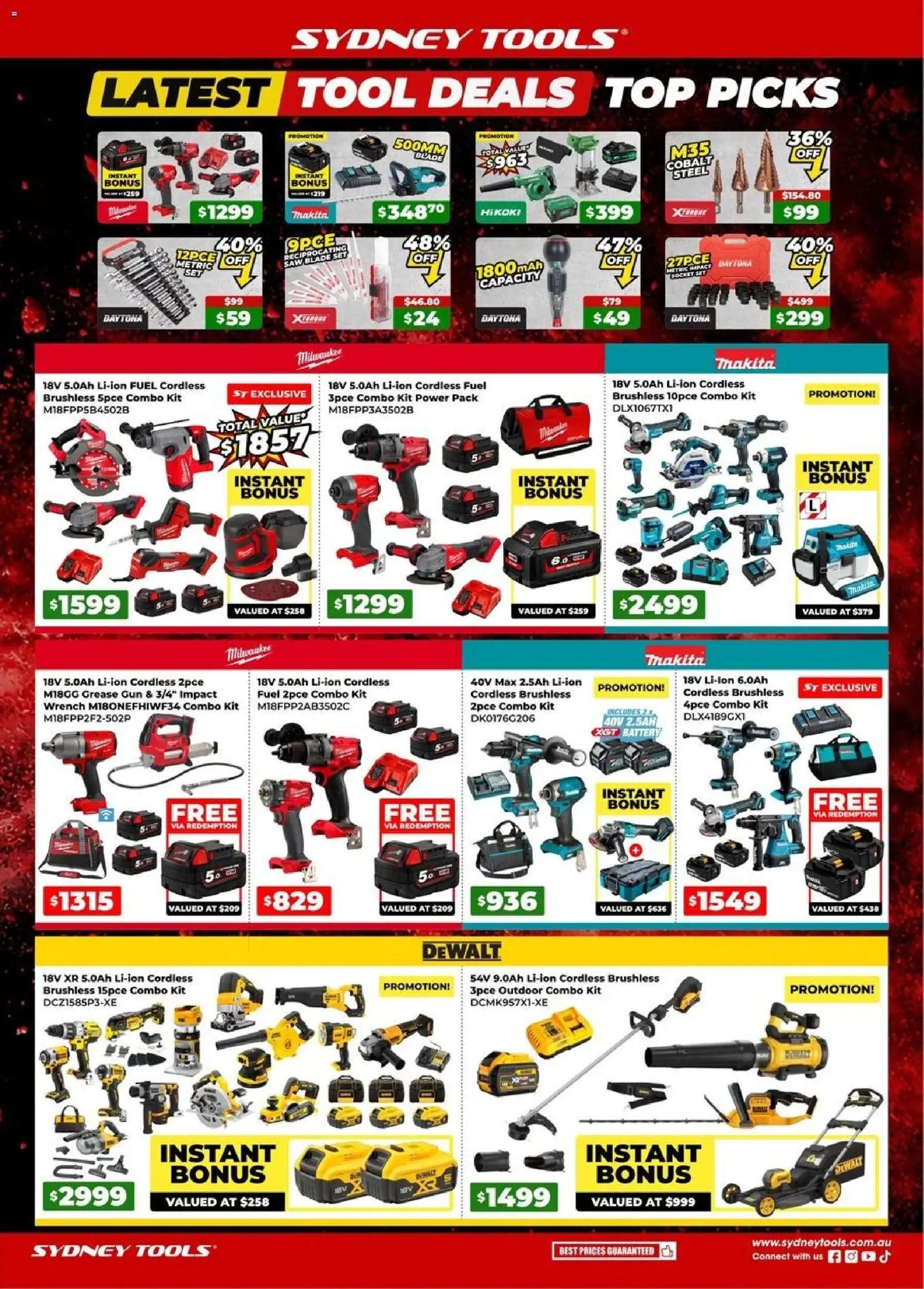 Sydney Tools catalogue
