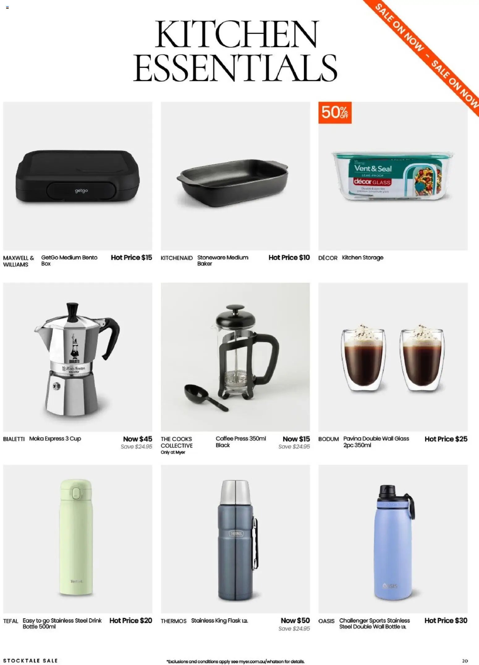 Myer Stocktake Sale (2026-05-25 - 2026-07-05) | 20