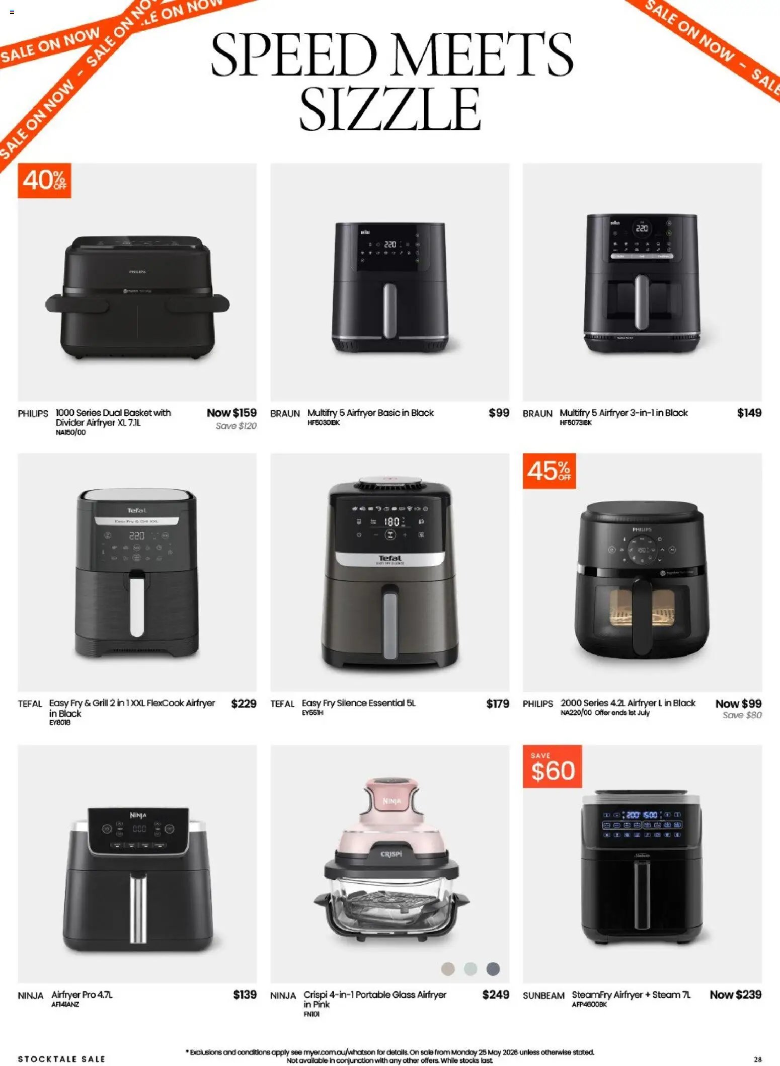 Myer Stocktake Sale (2026-05-25 - 2026-07-05) | 28