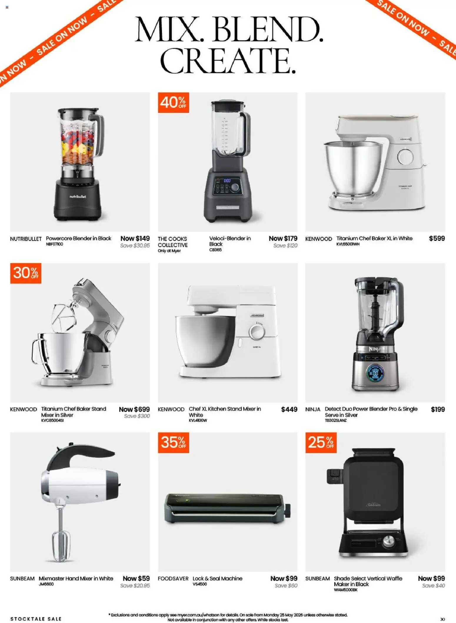 Myer Stocktake Sale (2026-05-25 - 2026-07-05) | 30