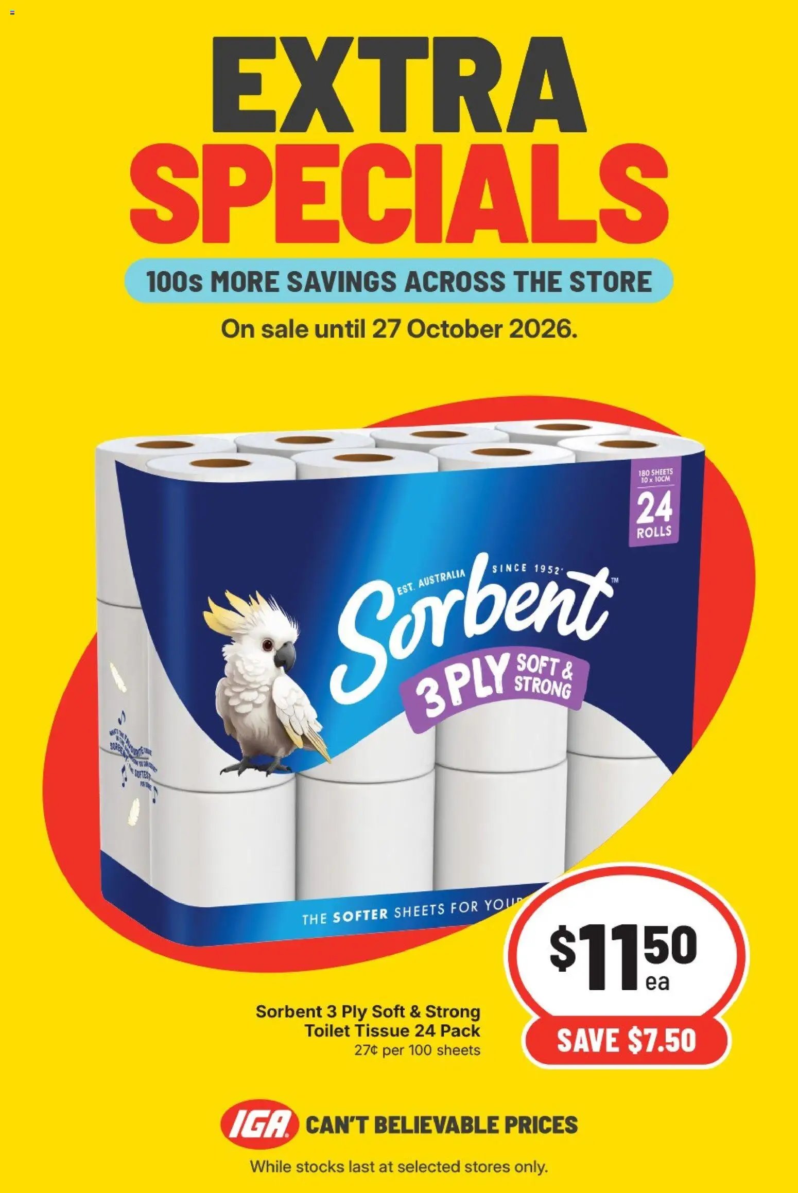 IGA Extra Specials NSW