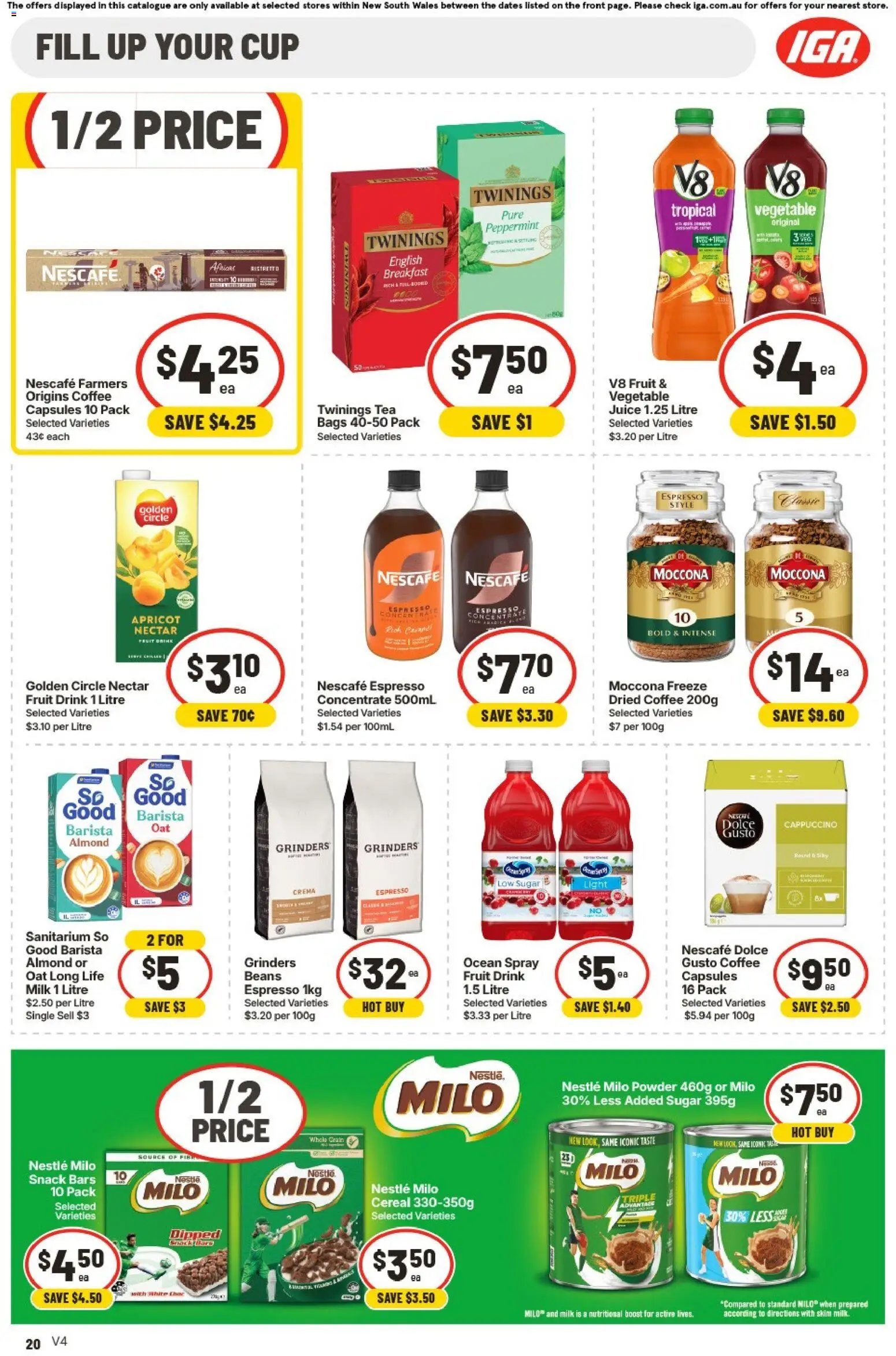 IGA Extra Specials NSW