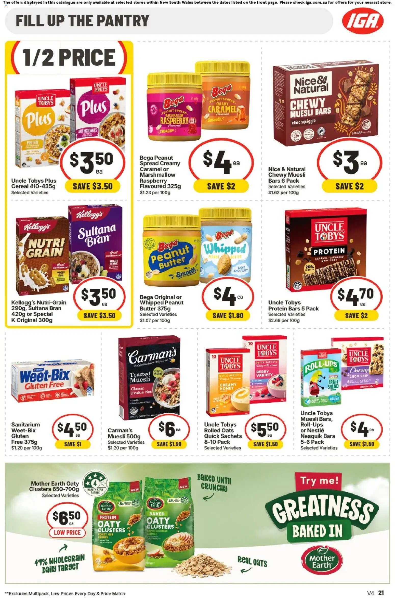 IGA Extra Specials NSW