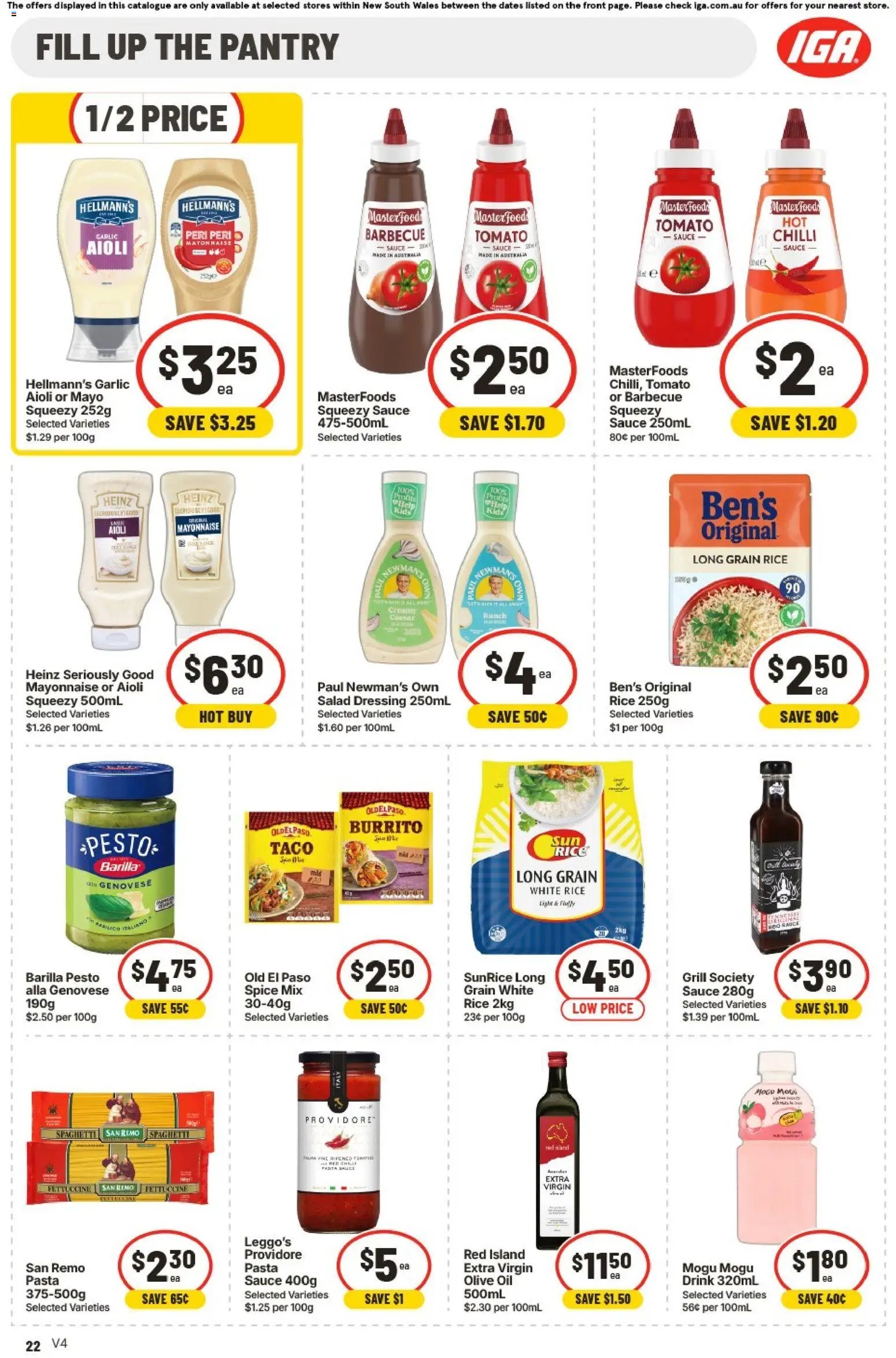 IGA Extra Specials NSW