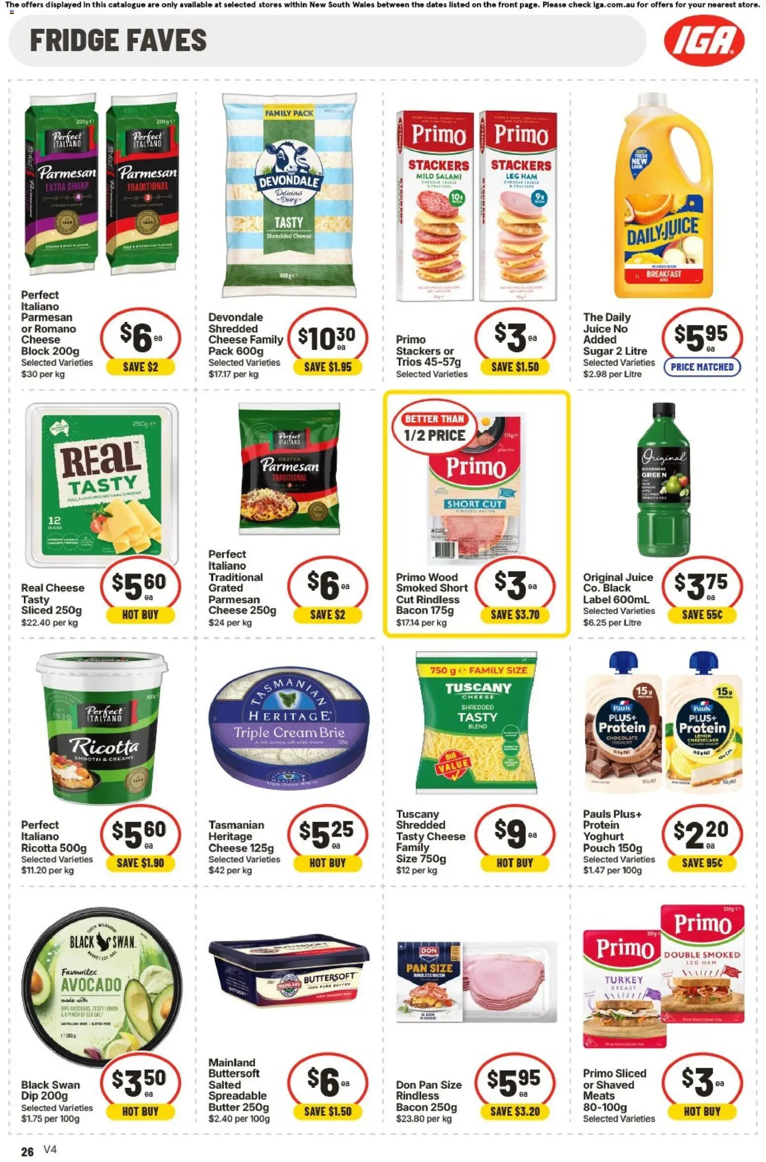 IGA Extra Specials NSW