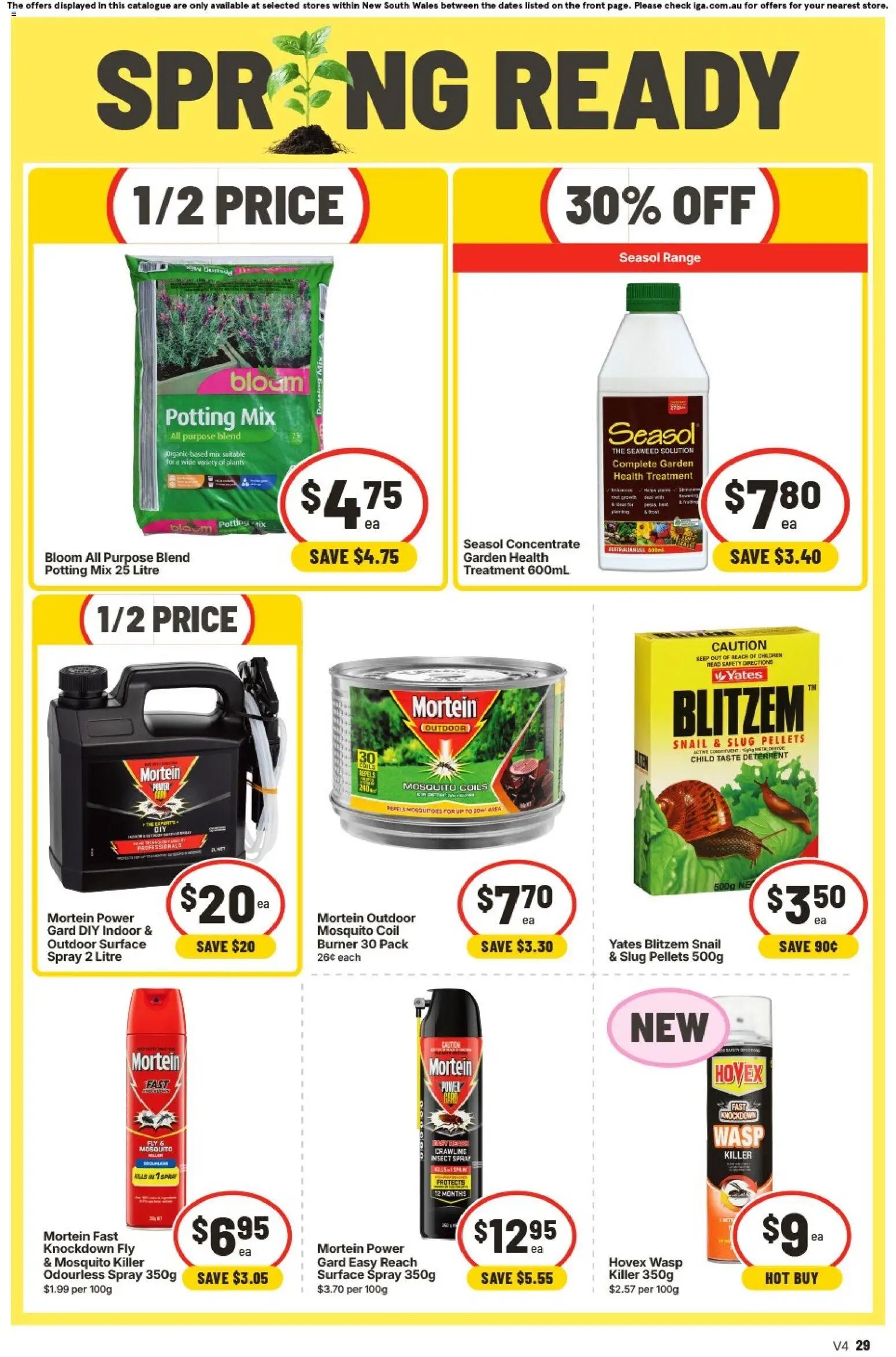 IGA Extra Specials NSW