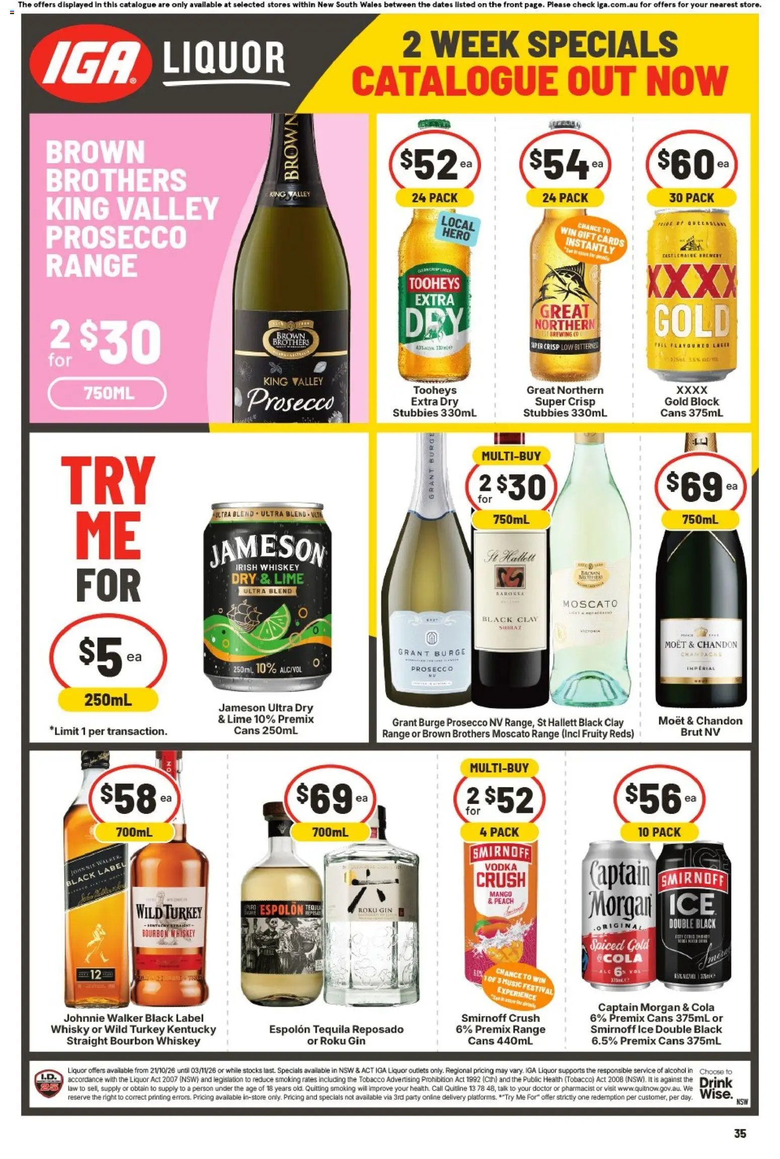 IGA Extra Specials NSW
