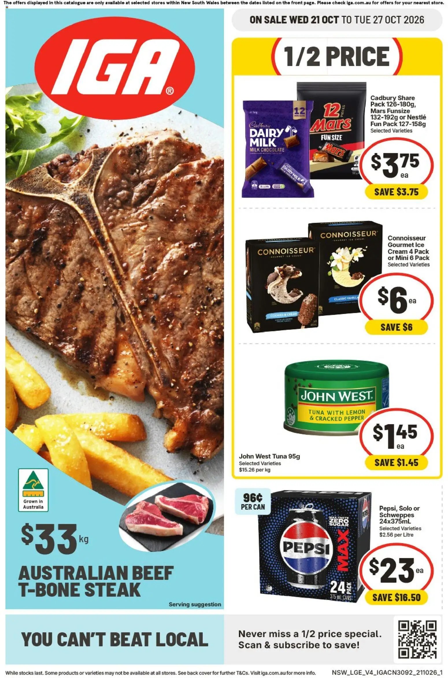 IGA Extra Specials NSW