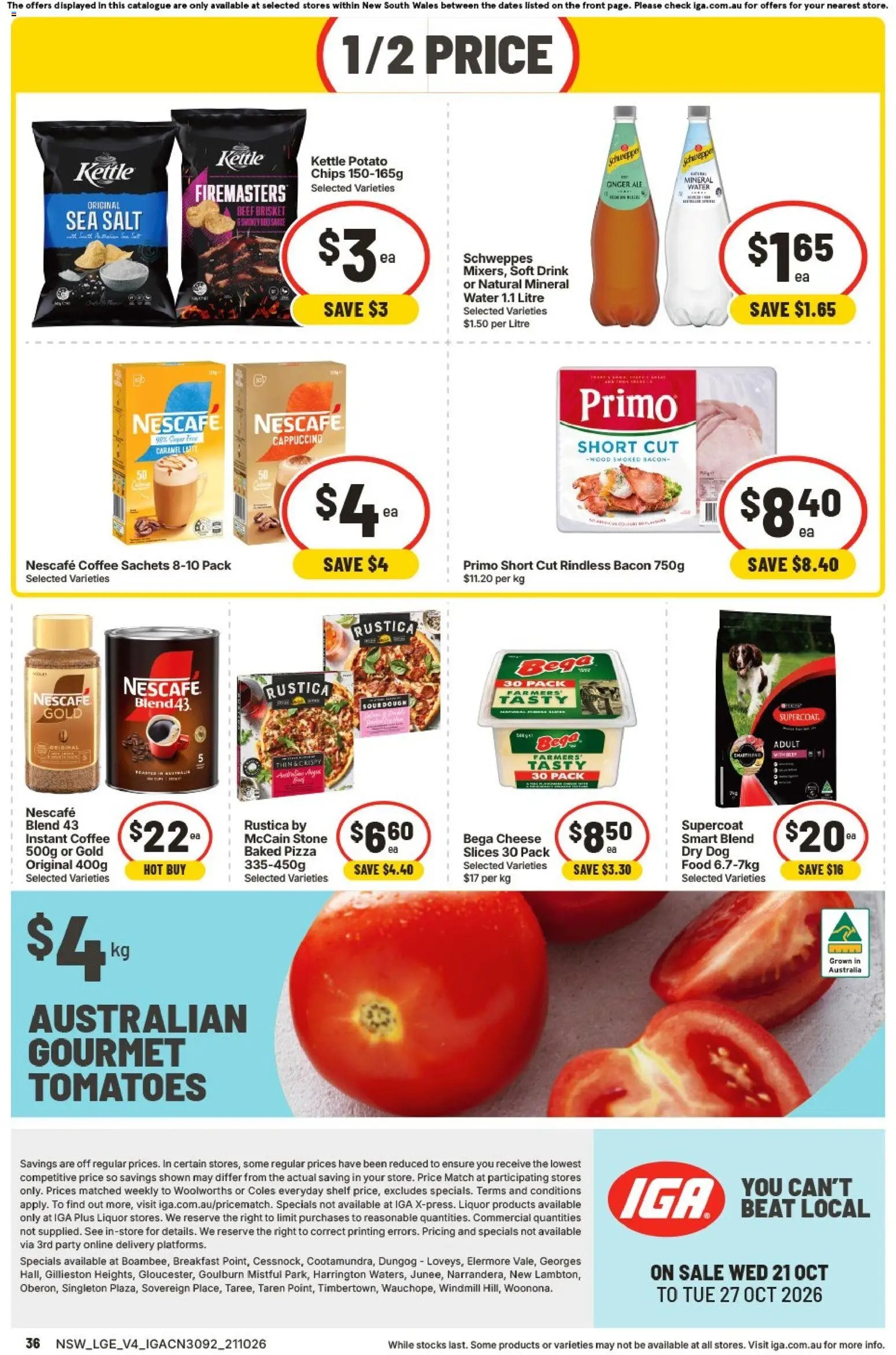 IGA Extra Specials NSW