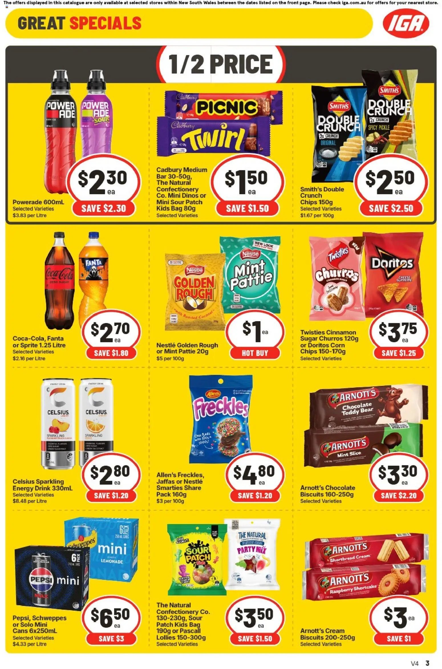 IGA Extra Specials NSW