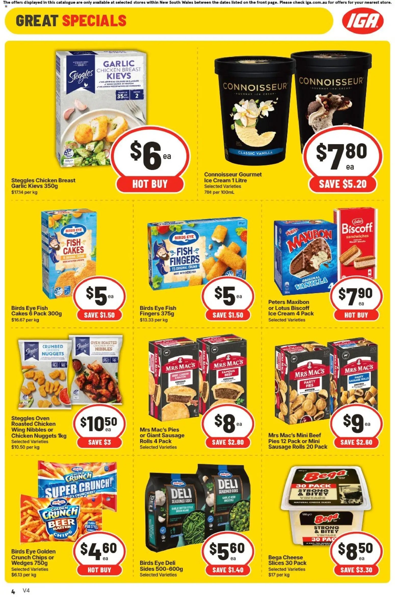 IGA Extra Specials NSW