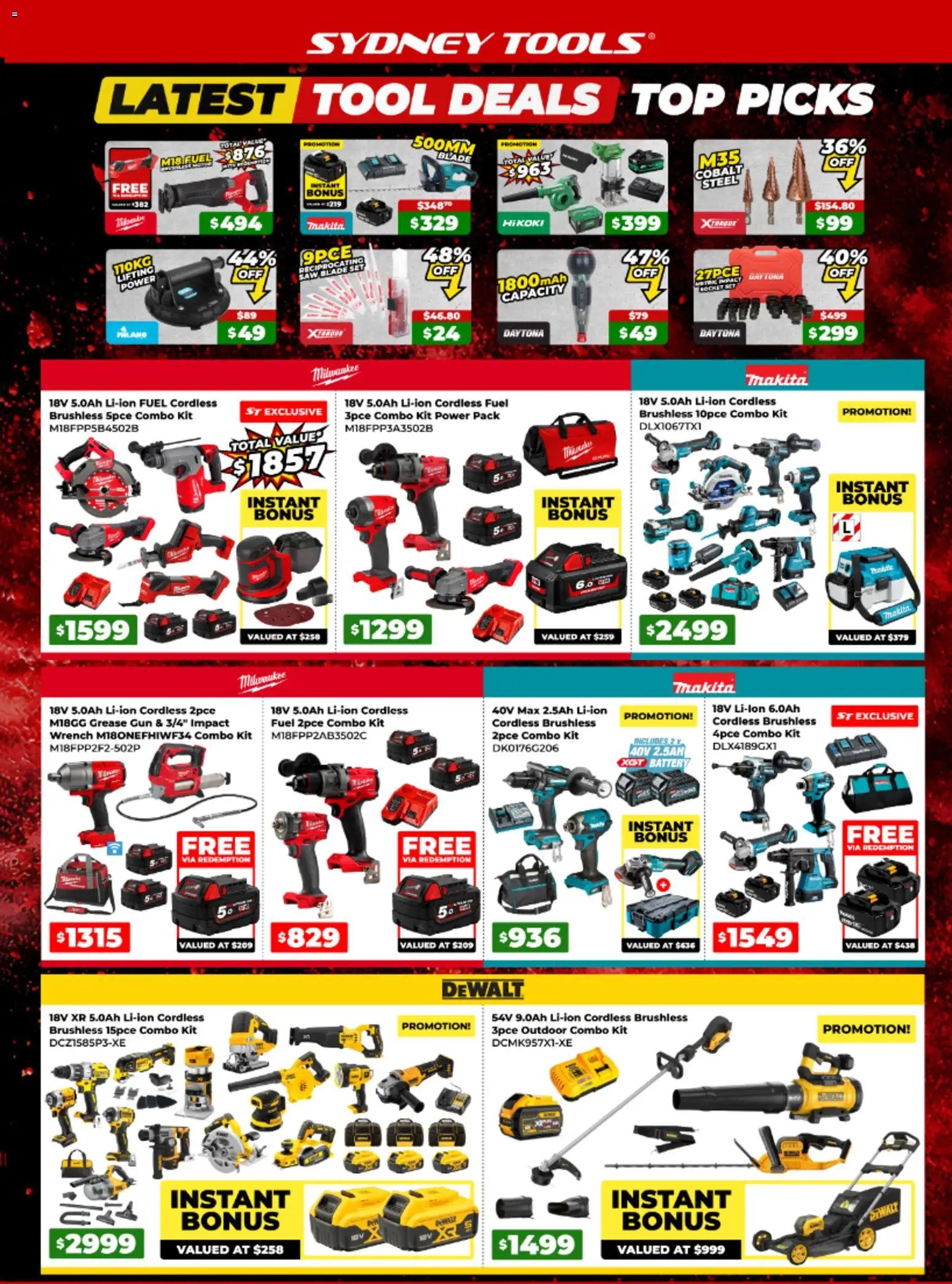 Sydney Tools catalogue