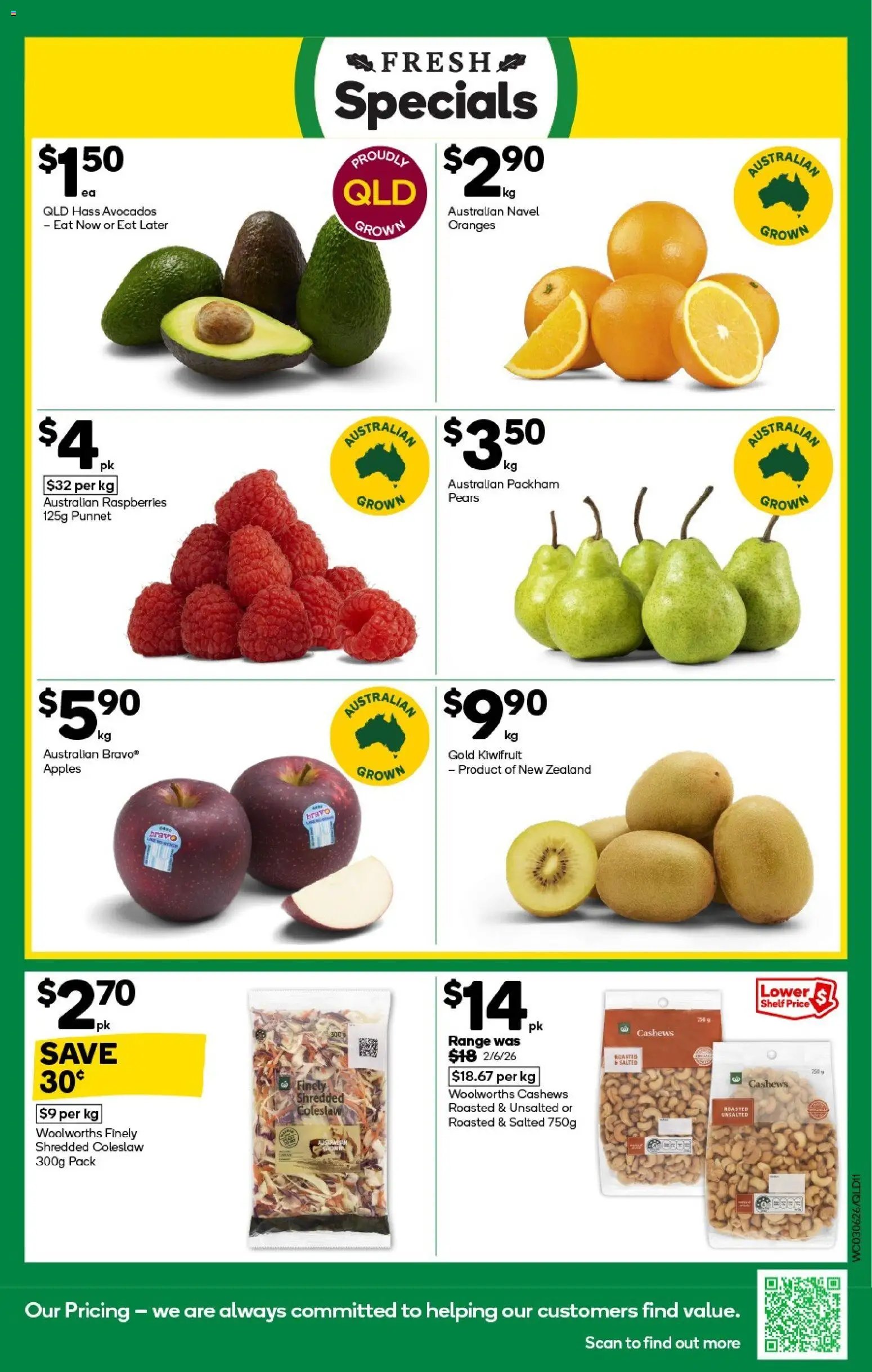 Woolworths catalogue FNQ