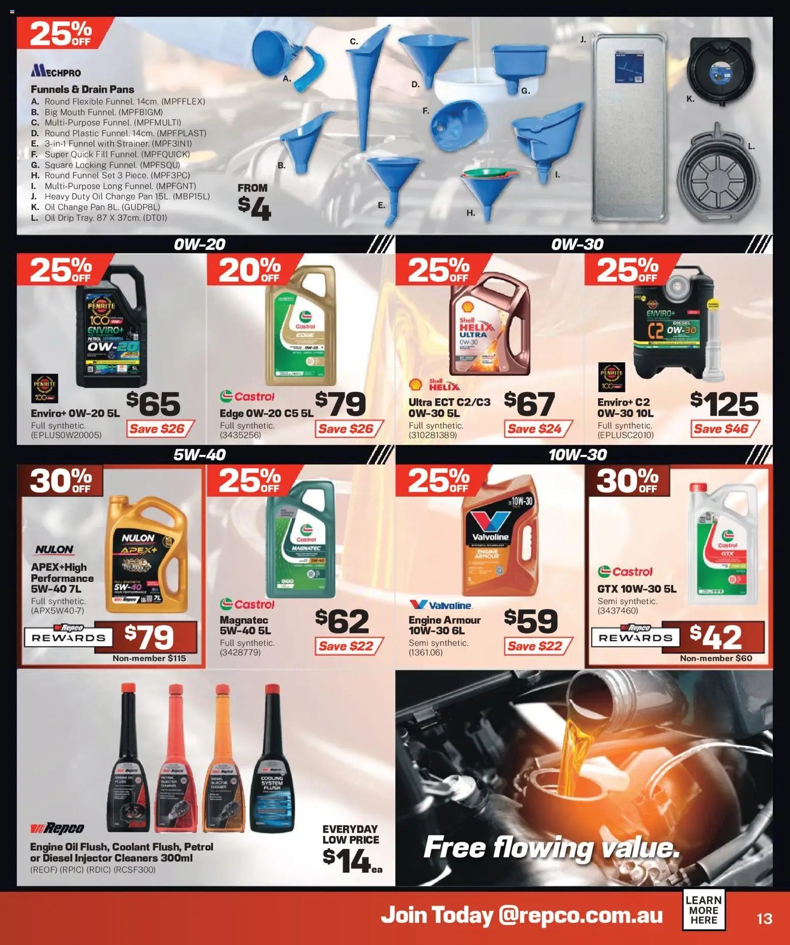 Repco catalogue