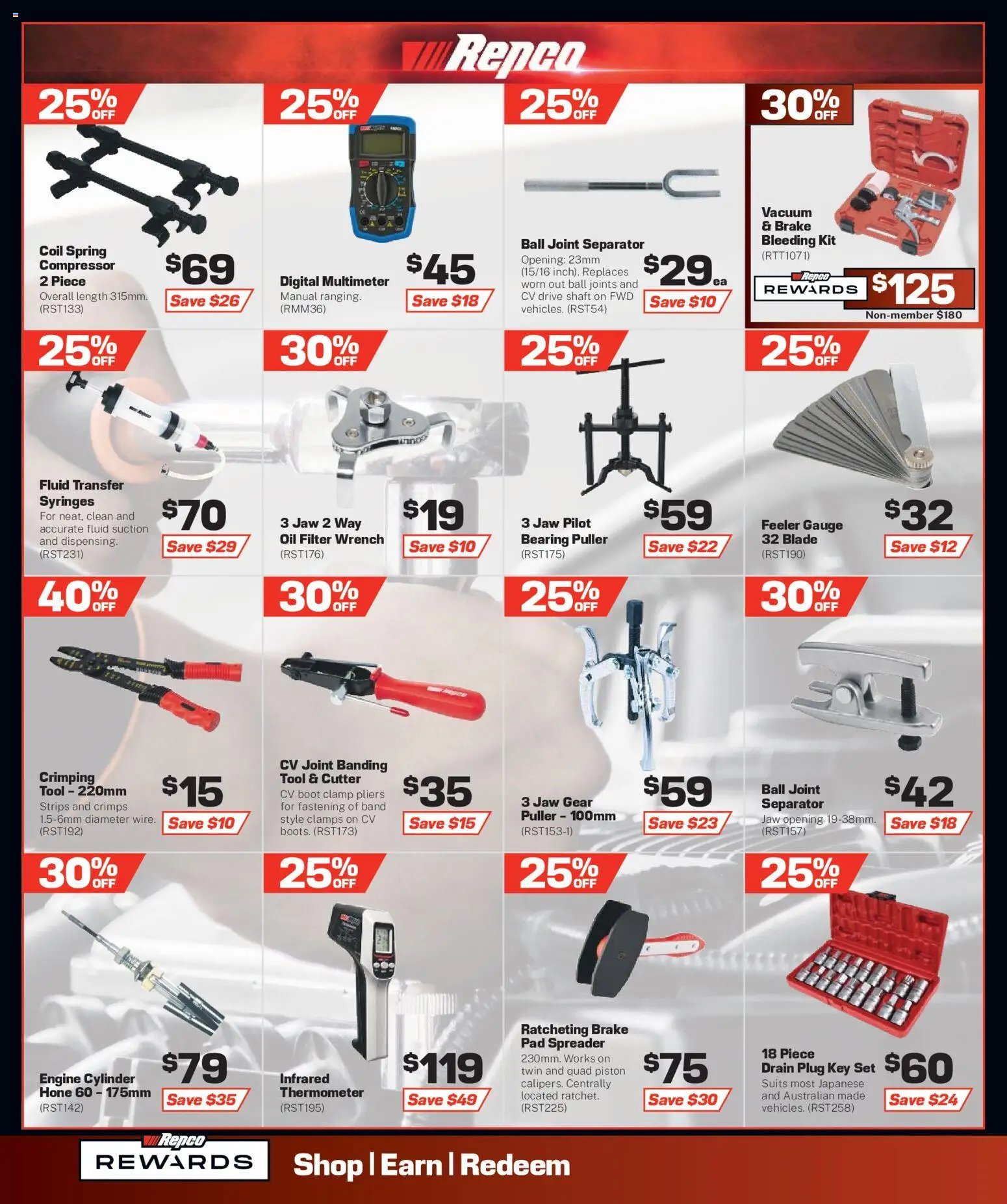 Repco catalogue