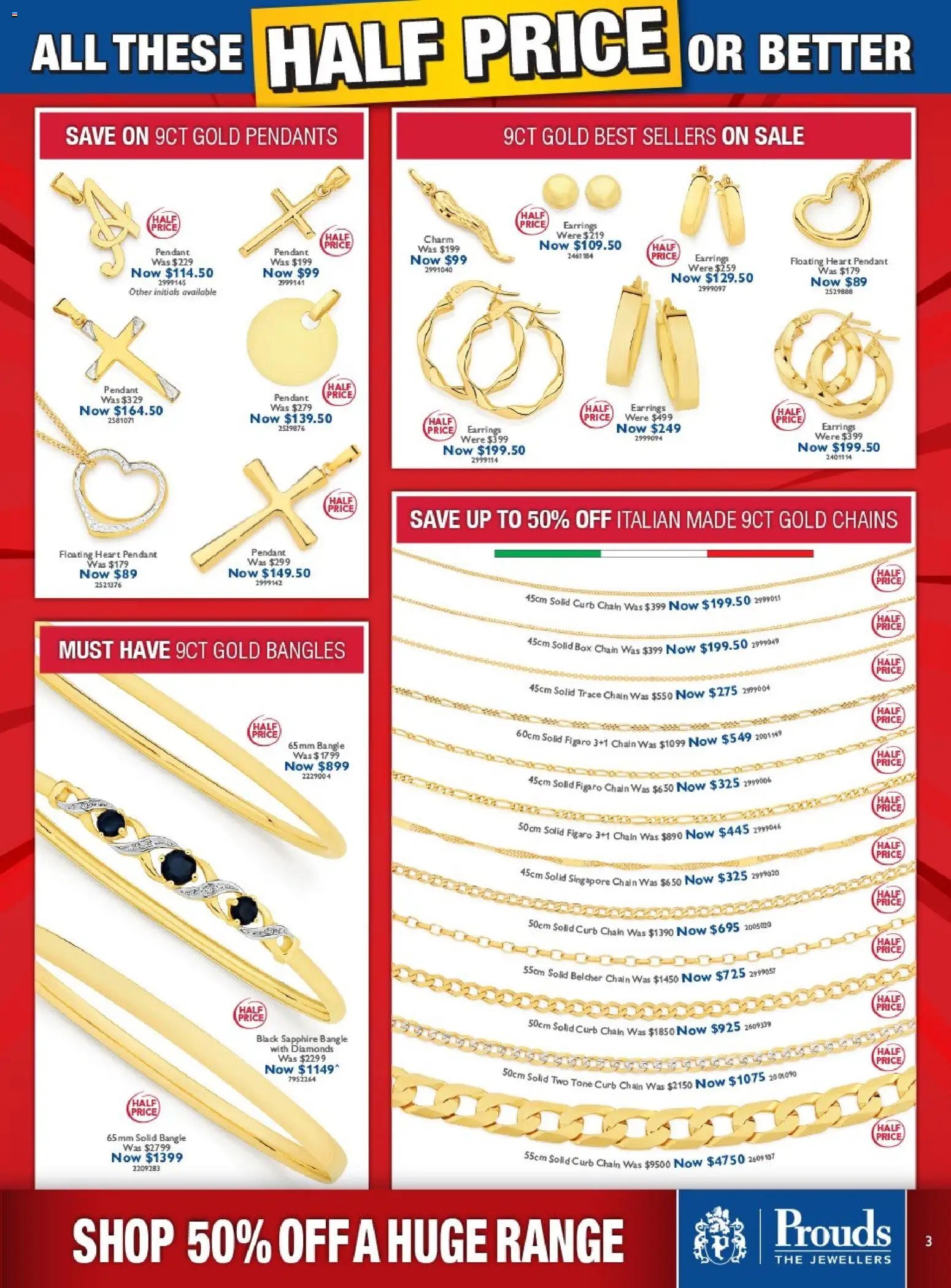Prouds The Jewellers catalogue
