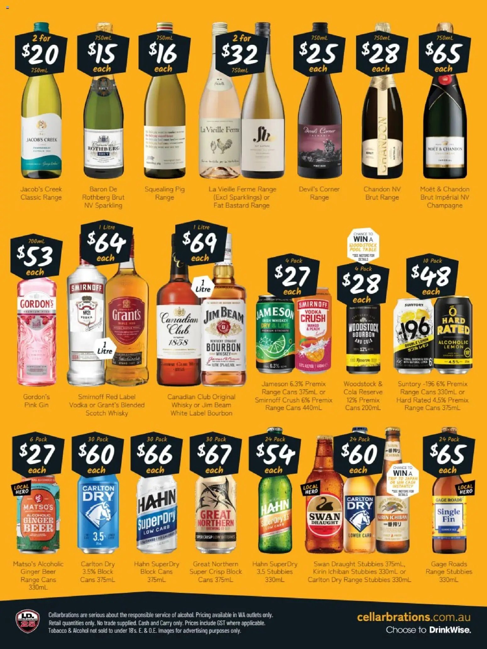 Cellarbrations catalogue WA Z1