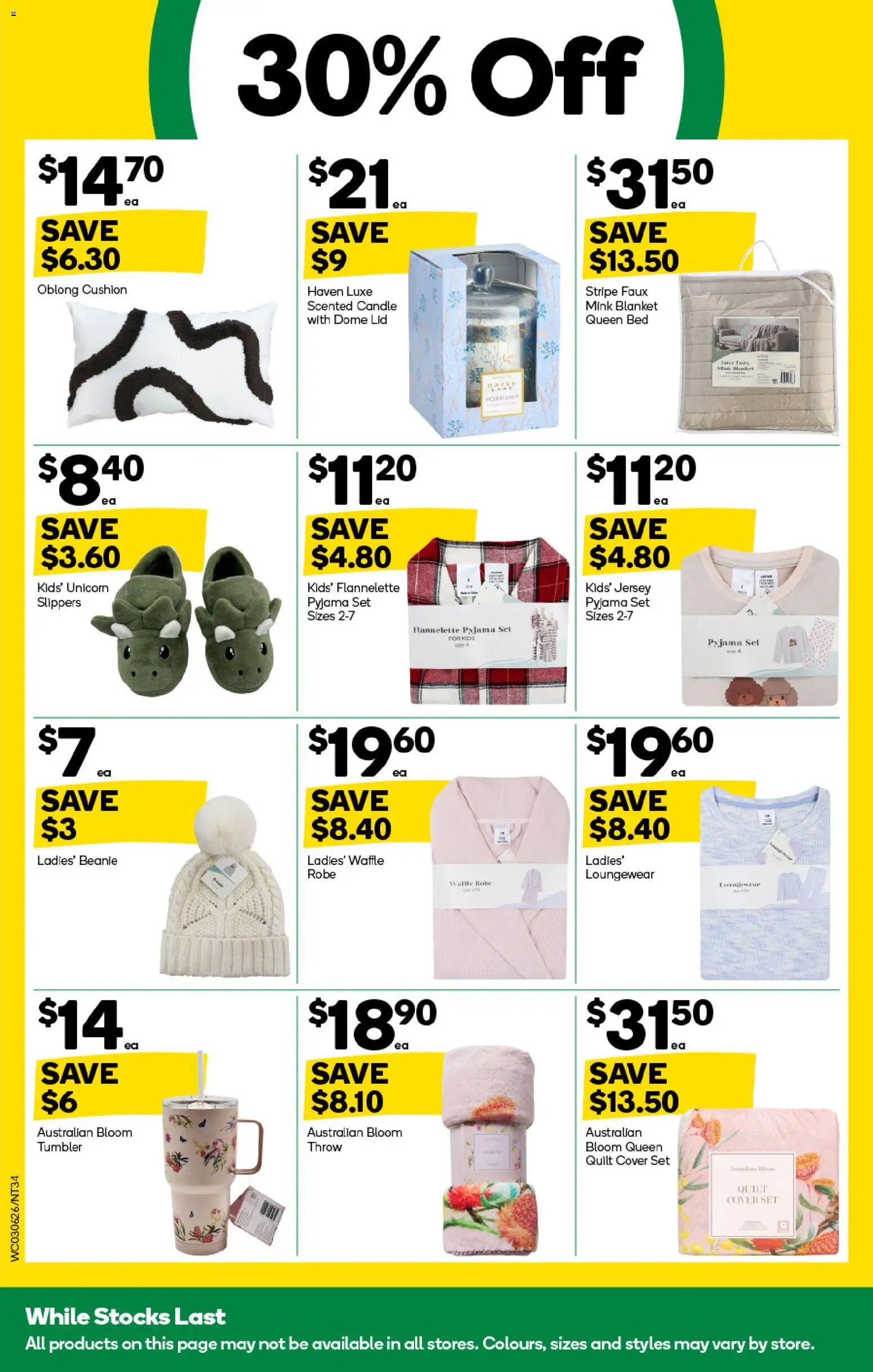 Woolworths catalogue NT