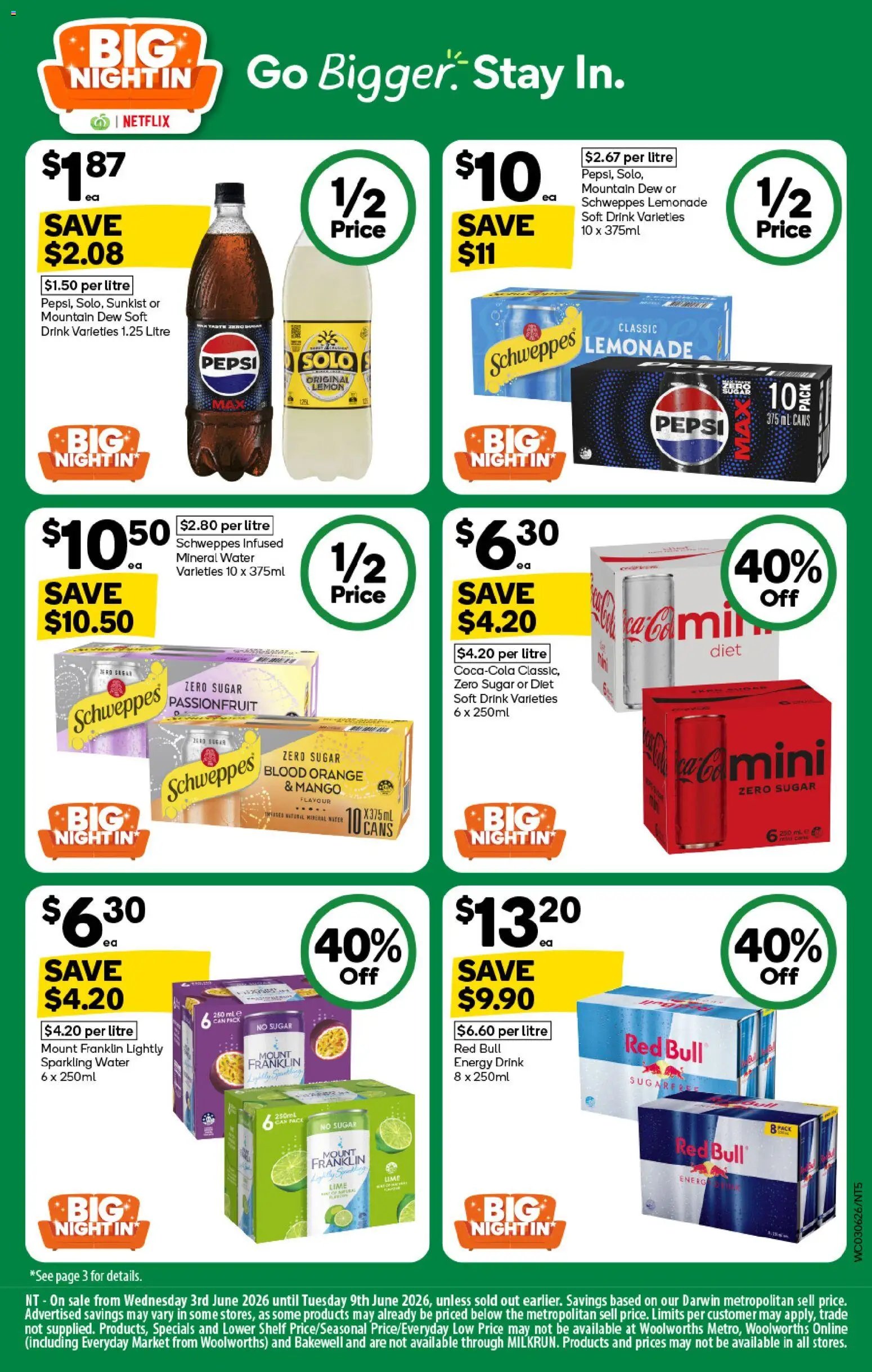 Woolworths catalogue NT