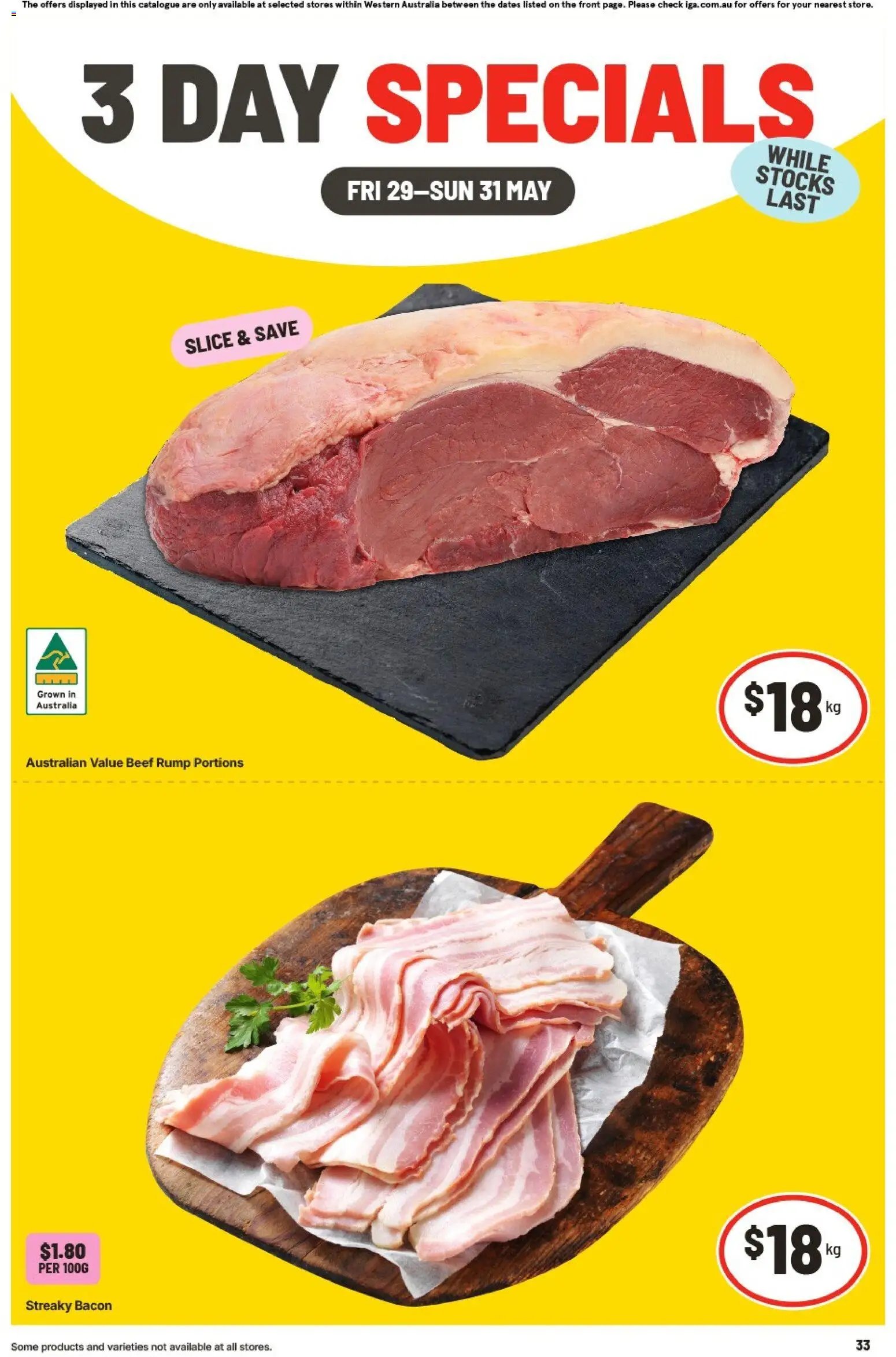 IGA catalogue 3 day special WA (2026-05-29 - 2026-05-31) | 1