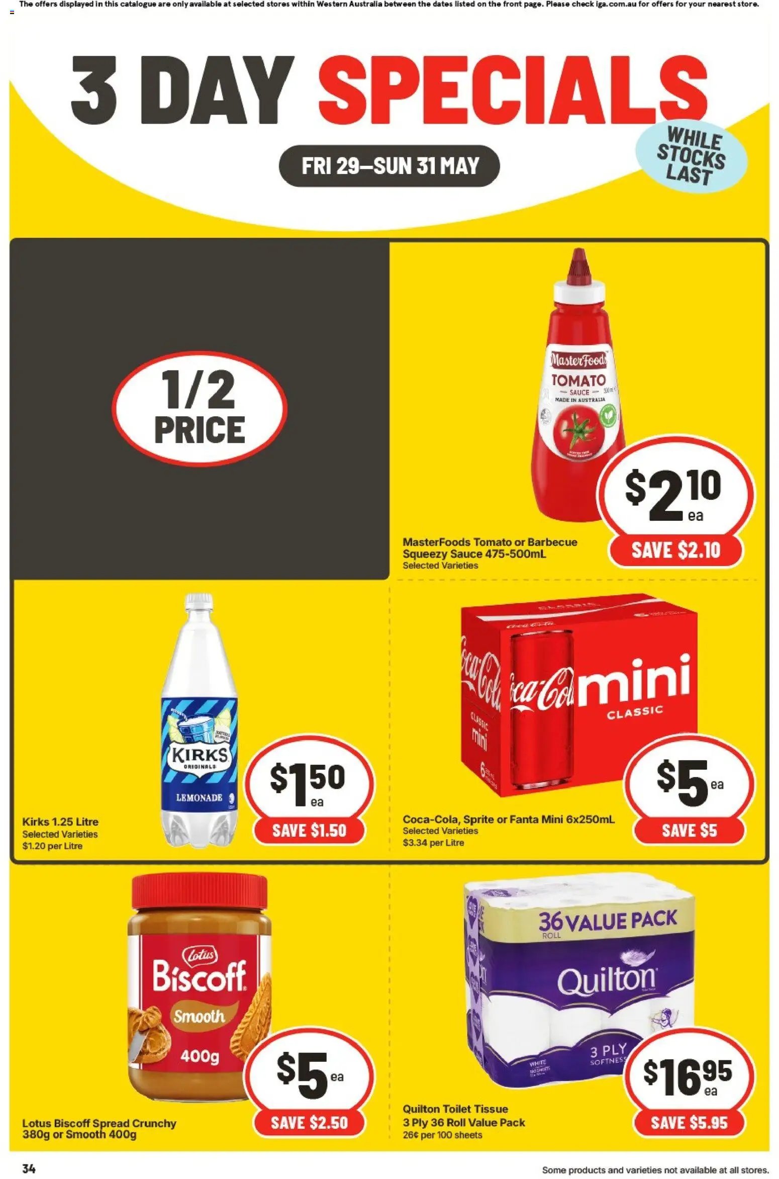 IGA catalogue 3 day special WA (2026-05-29 - 2026-05-31) | 2