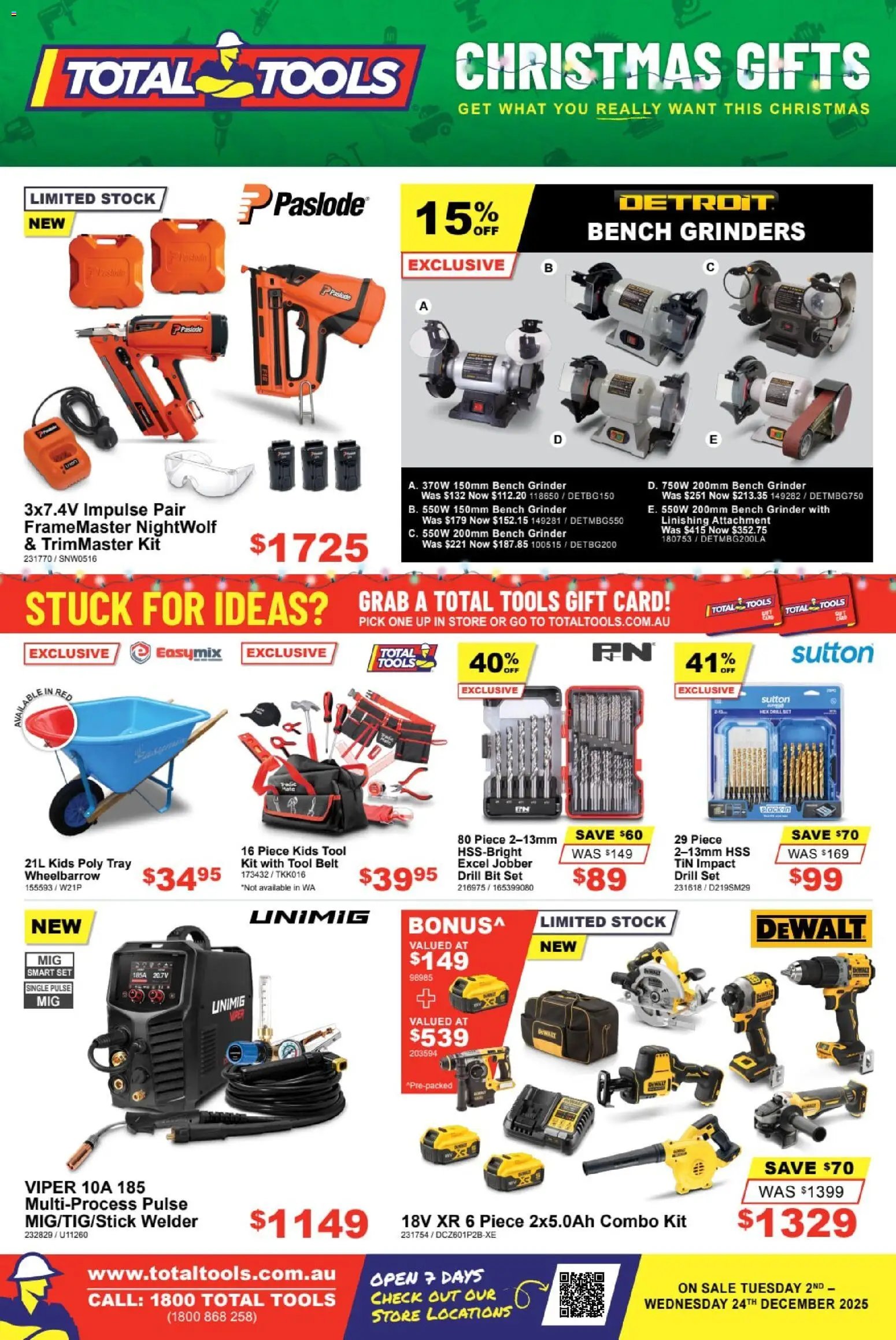Total Tools Catalogue (2025-12-02 - 2025-12-24) | 26