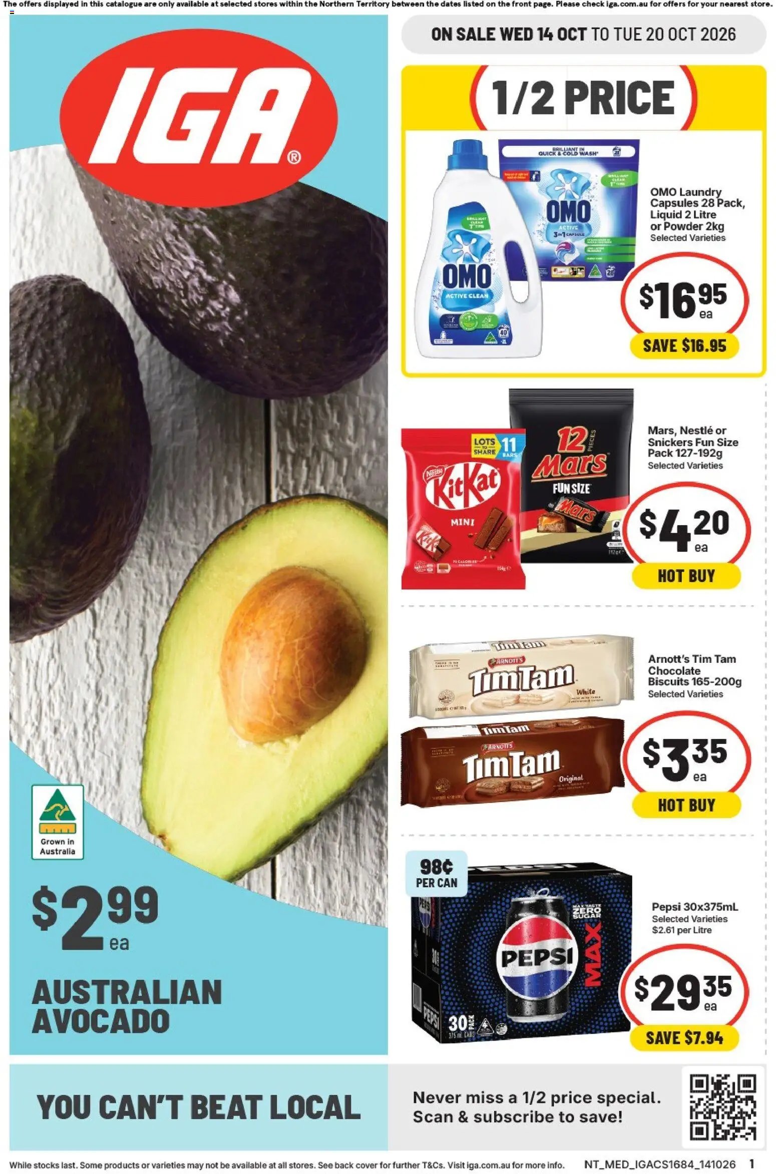 IGA catalogue NT