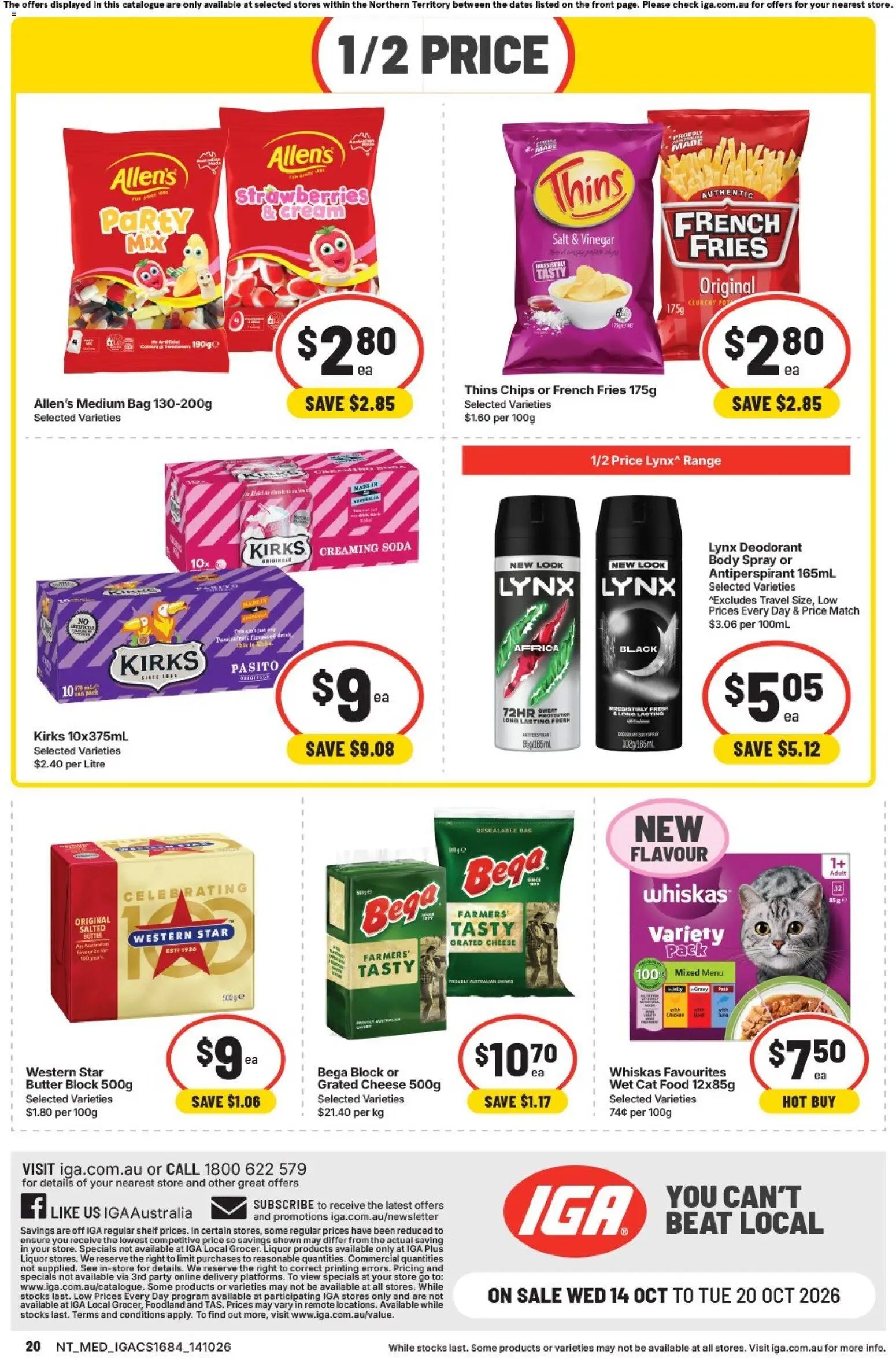 IGA catalogue NT