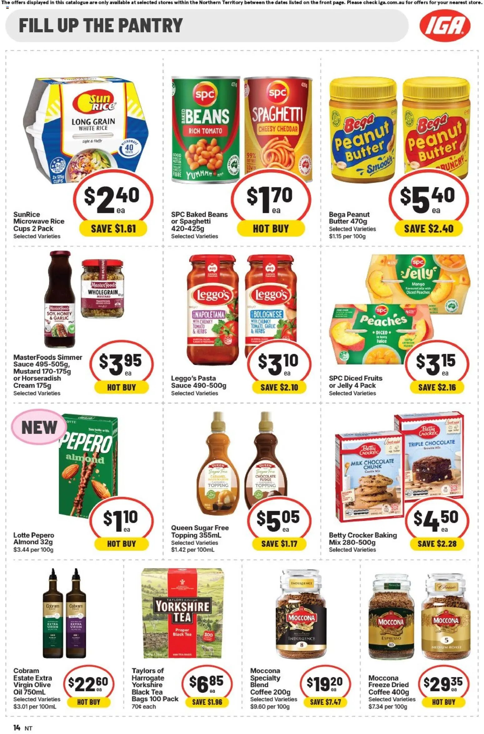 IGA catalogue NT