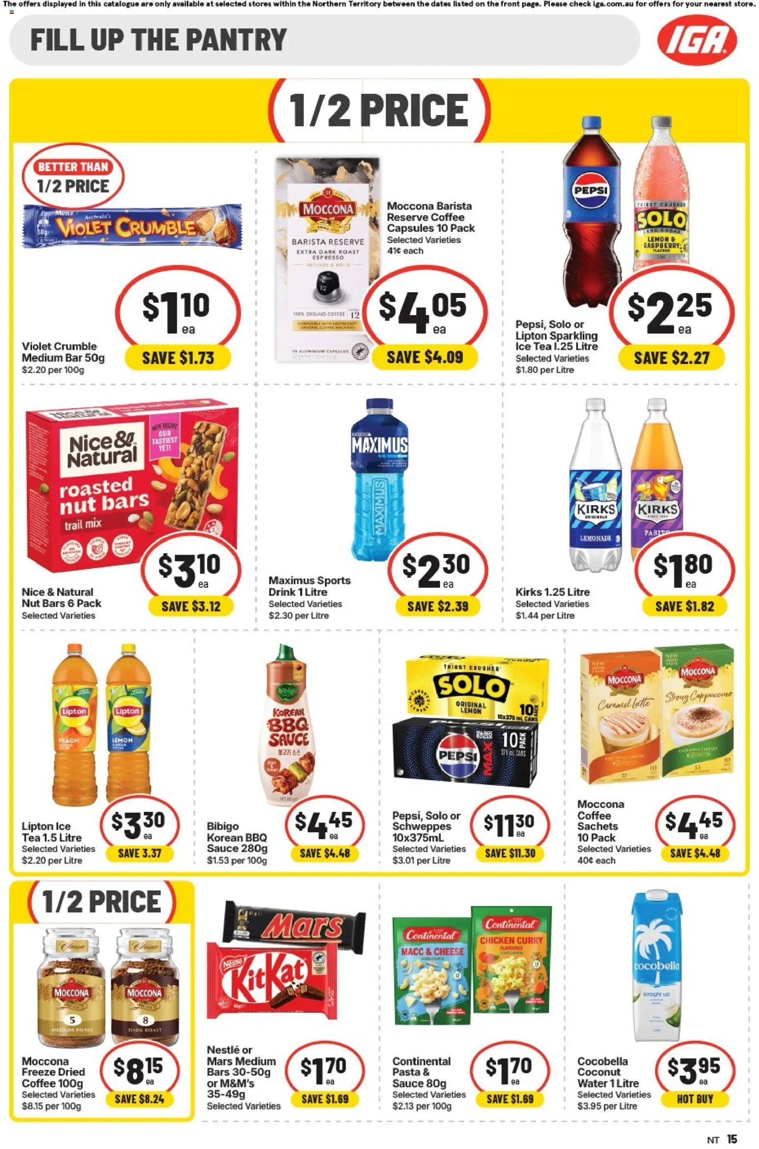 IGA catalogue NT