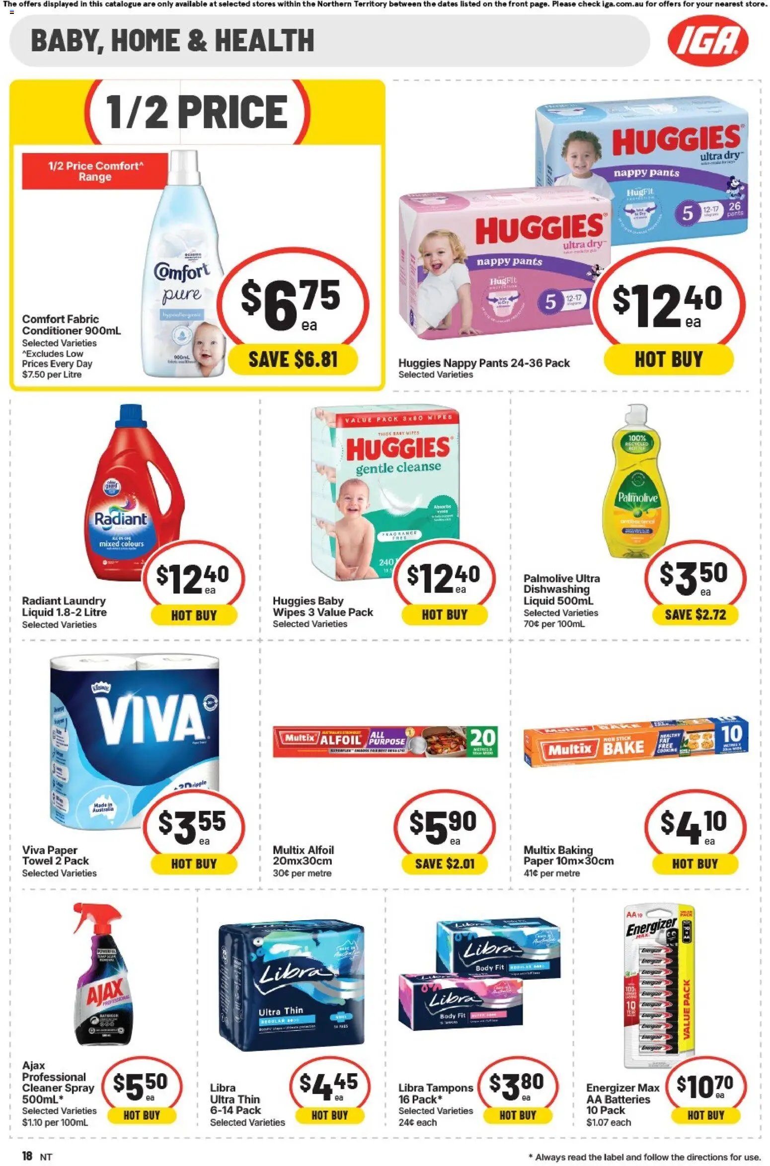 IGA catalogue NT