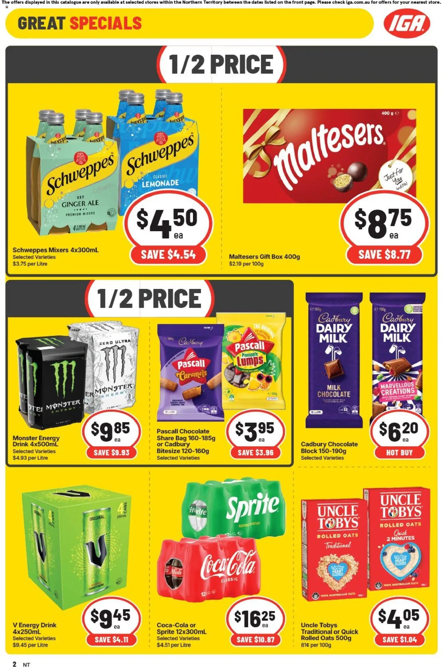 IGA catalogue NT