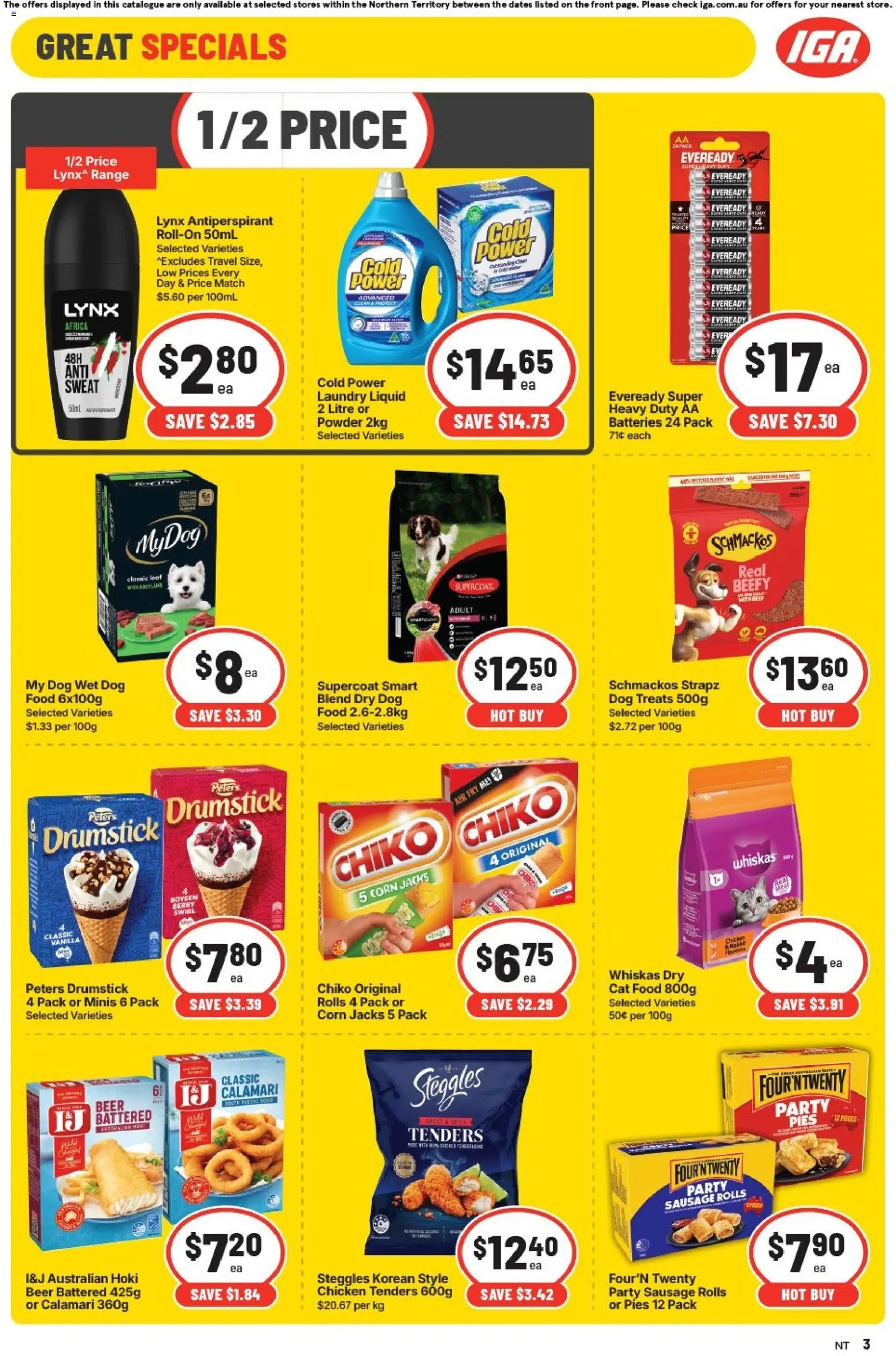 IGA catalogue NT