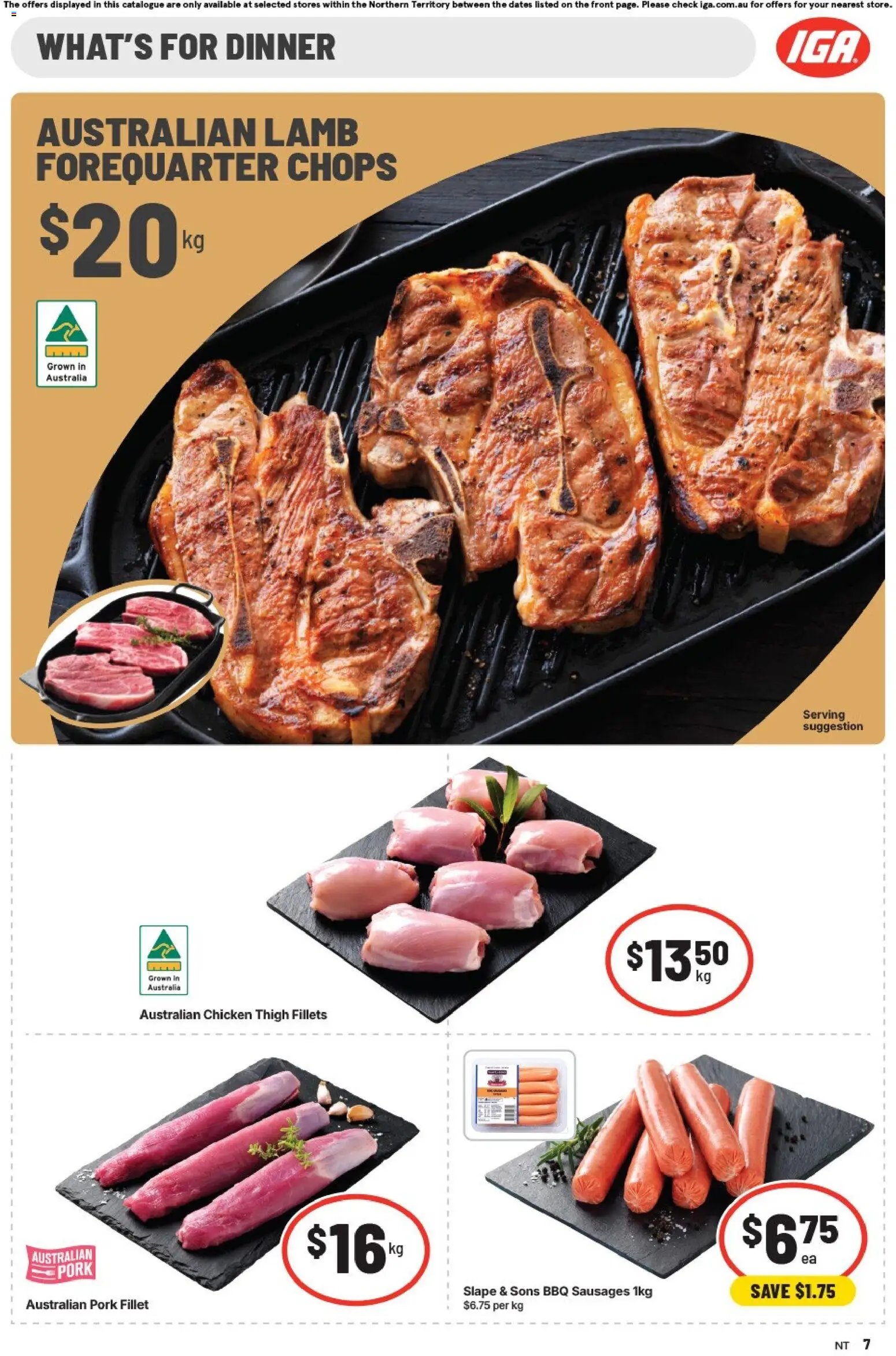 IGA catalogue NT