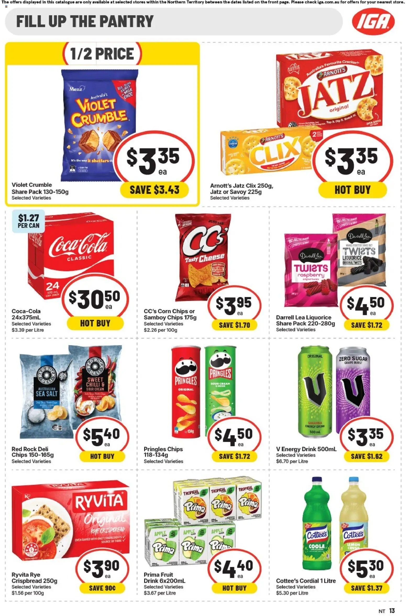 IGA catalogue NT
