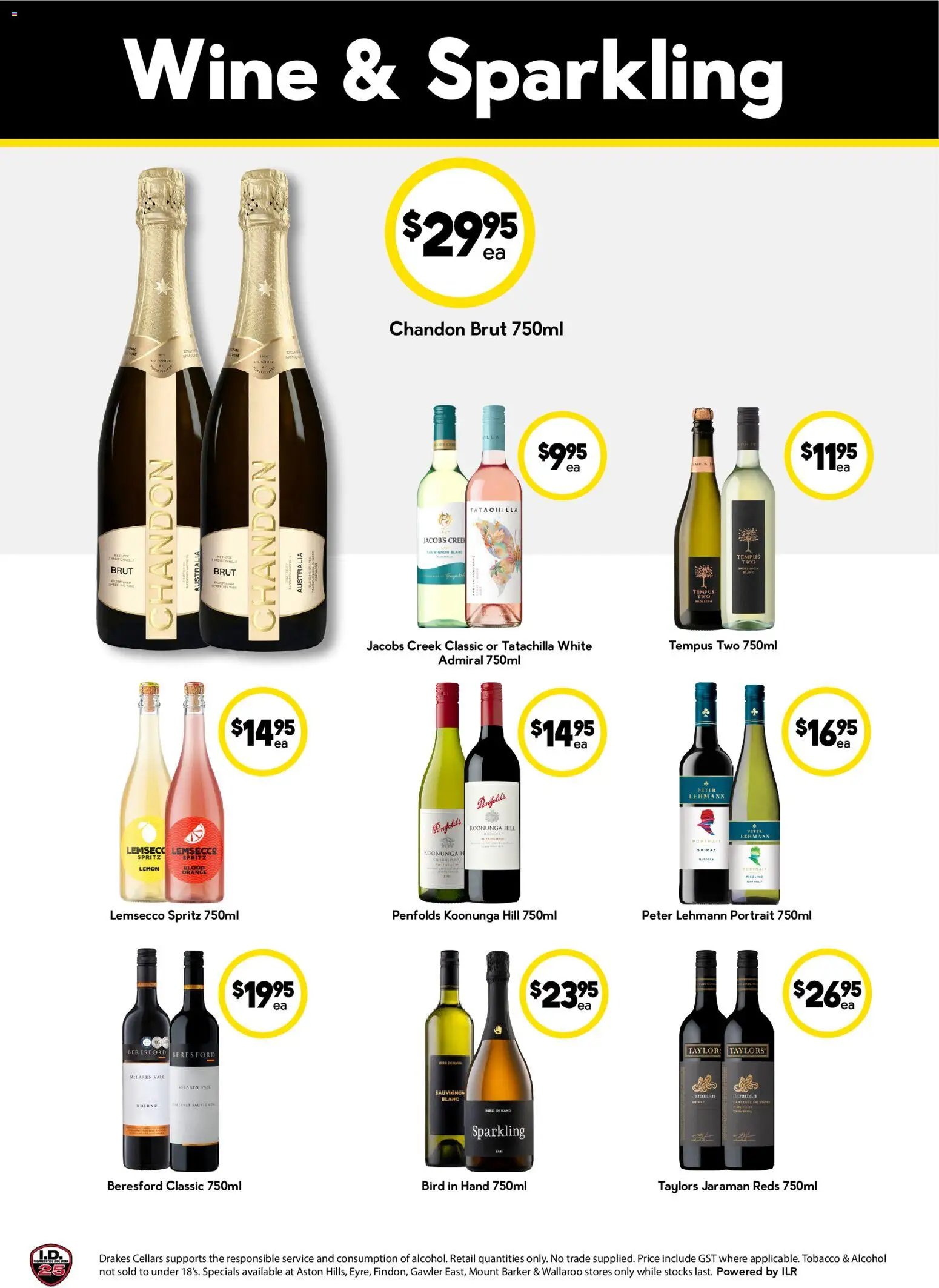 Drakes catalogue Cellars