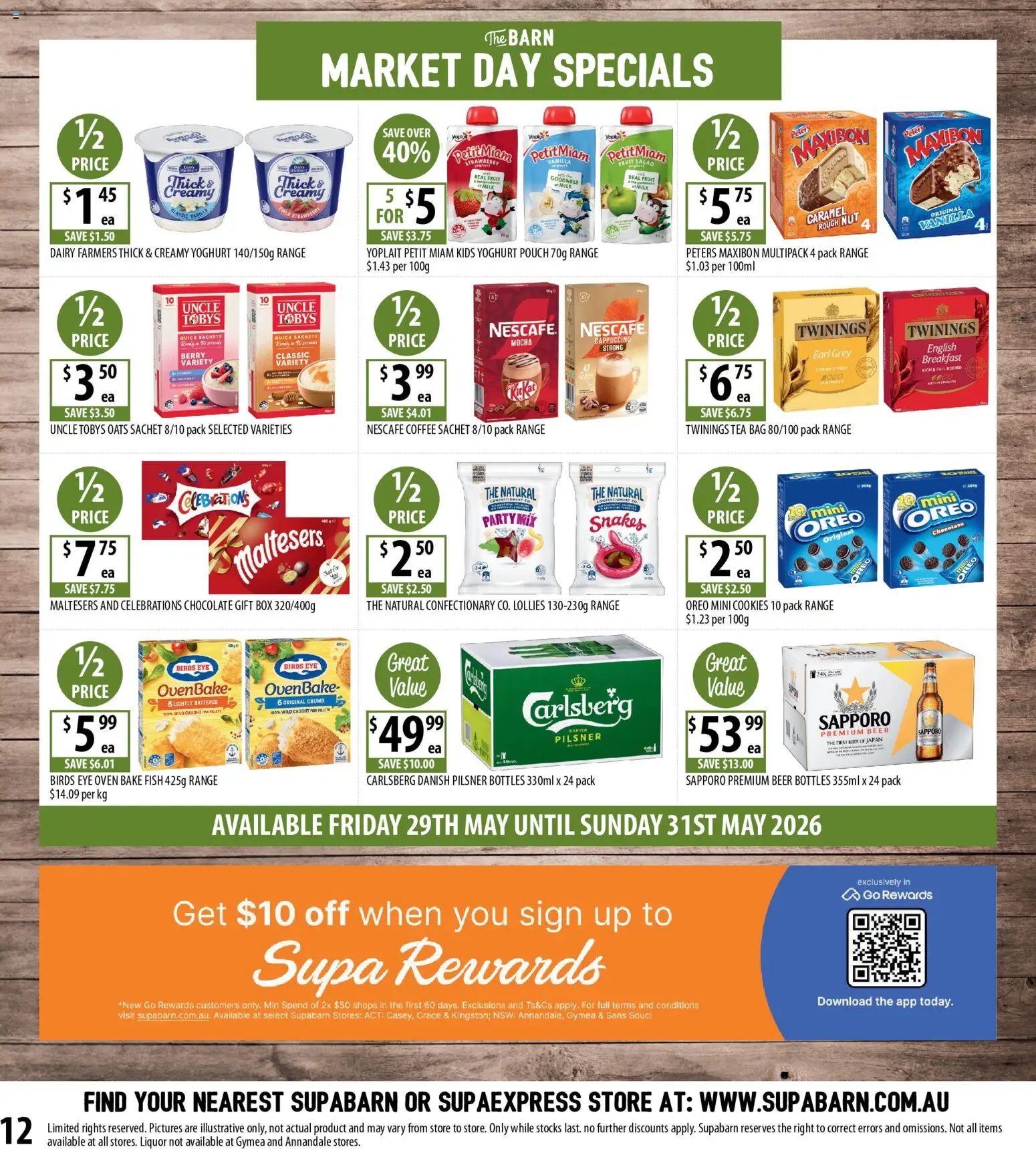 Supabarn catalogue