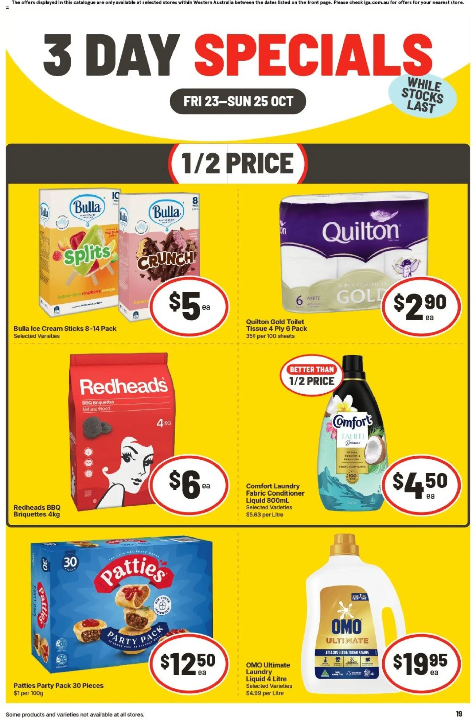 IGA WA 3 Day Specials