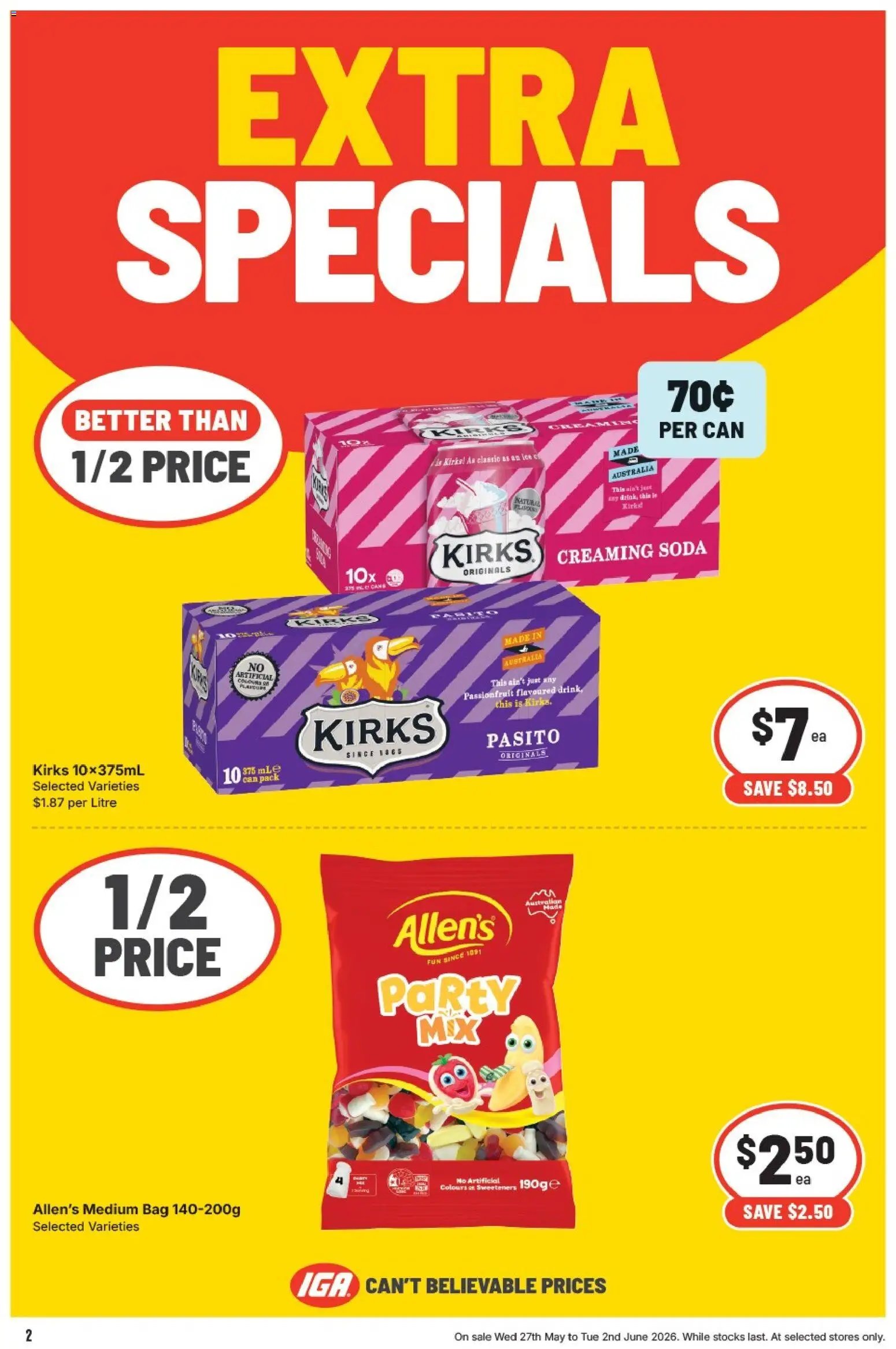 IGA catalogue Extra special (2026-05-27 - 2026-06-02) | 2